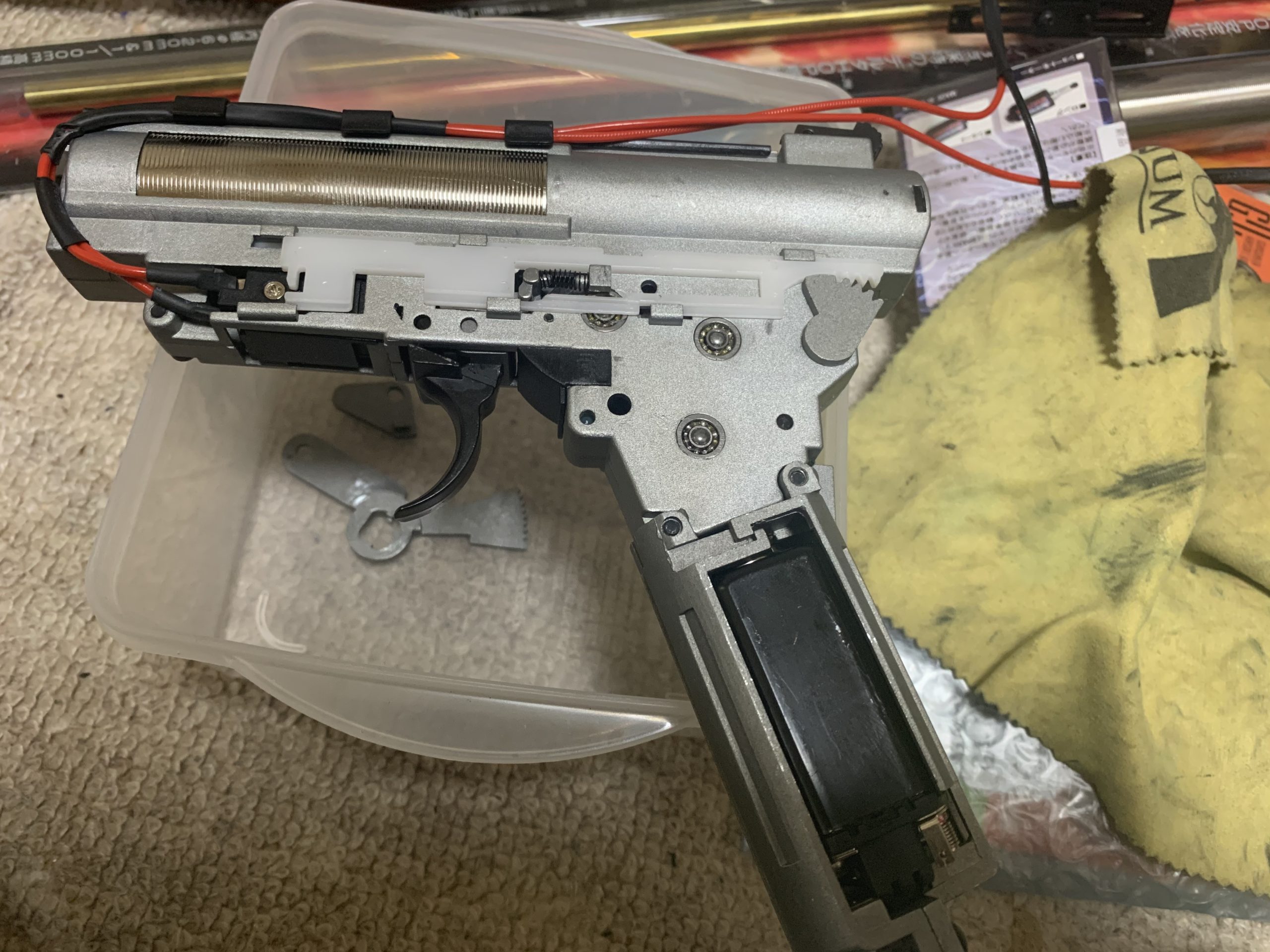 LCT AK74 NV メカボックス　左側