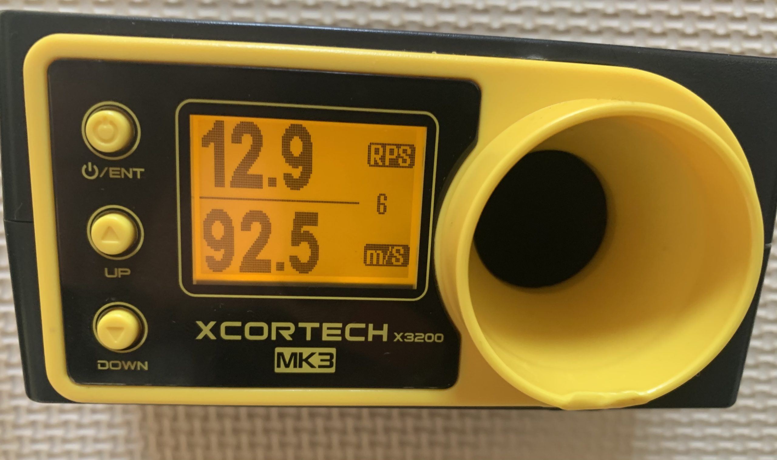 PTS MAGPUL MASADA 発射サイクル測定、測定結果は秒12.9発