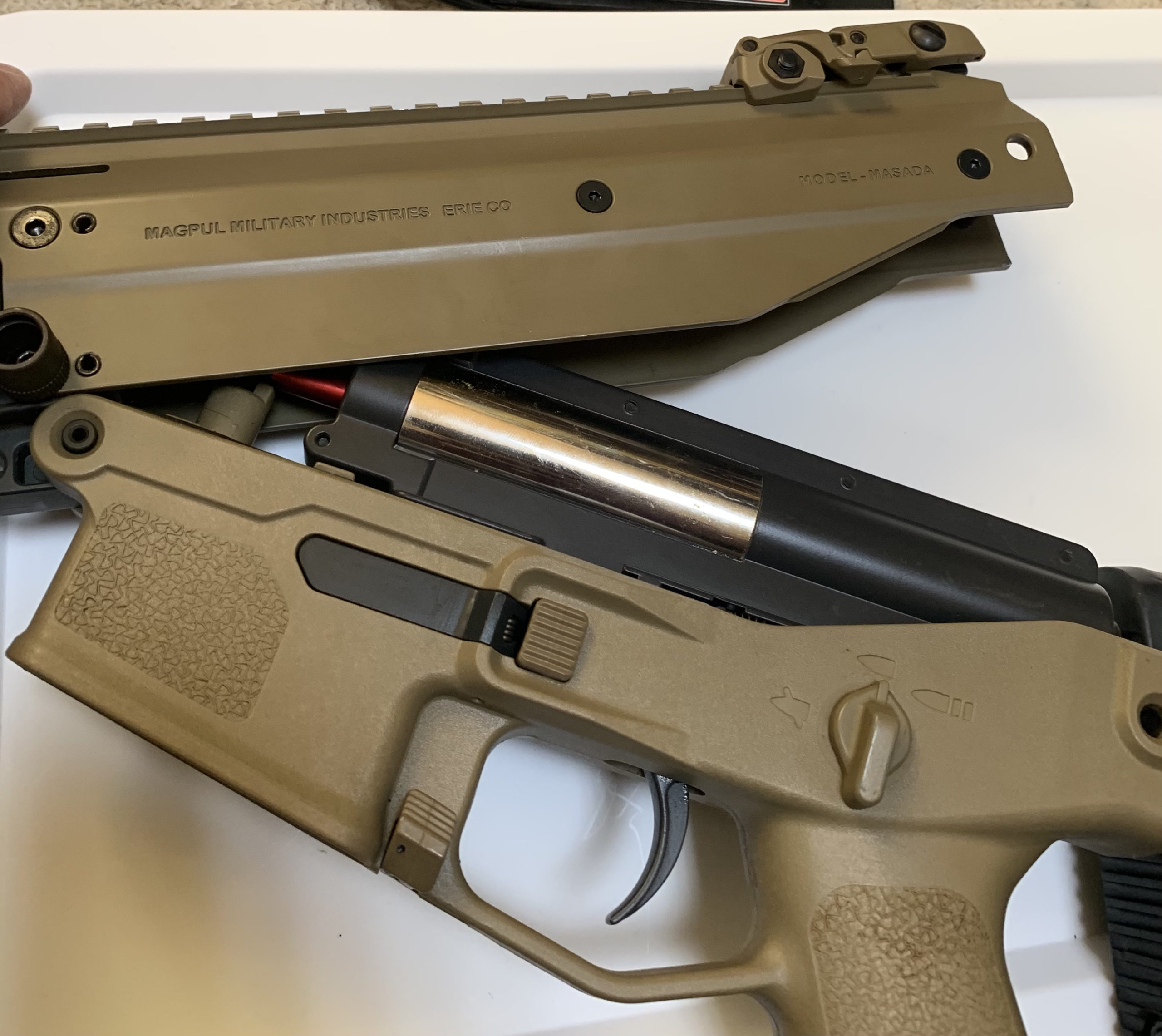 PTS MAGPUL MASADA アッパーレシーバー取り外し