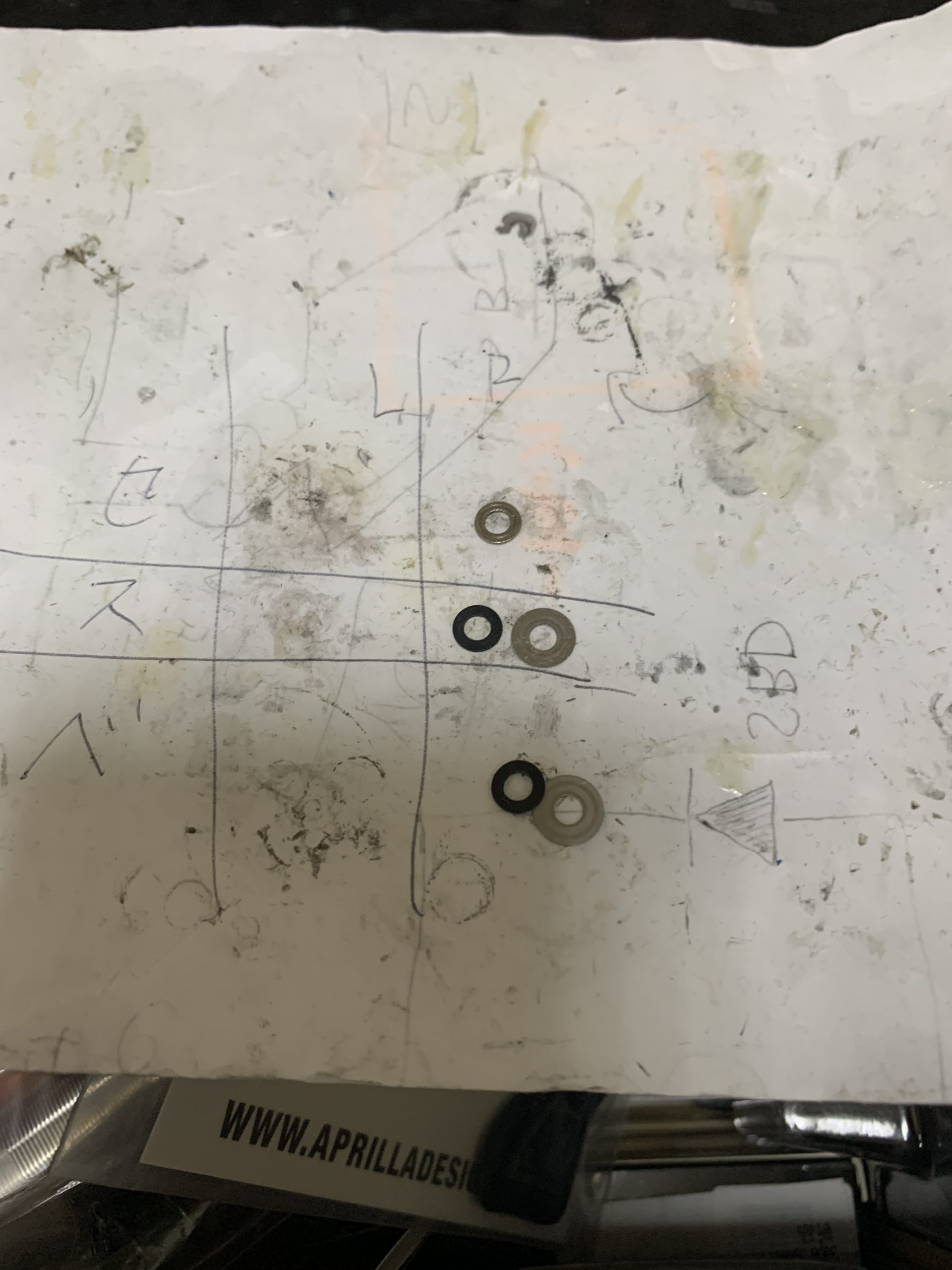 シム調整　R側メカボックス　調整結果