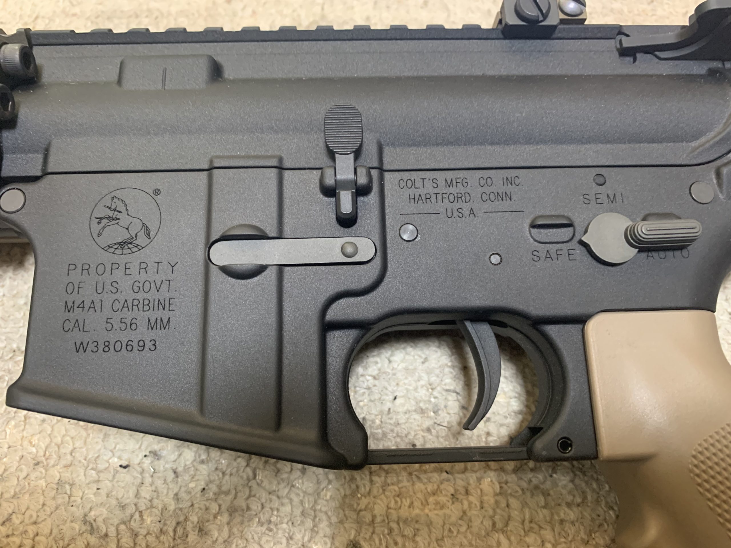 VFC Mk18 mod1 レシーバー　左側面