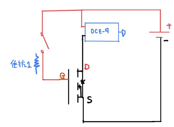 MOSFETを利用したDCモーター回路