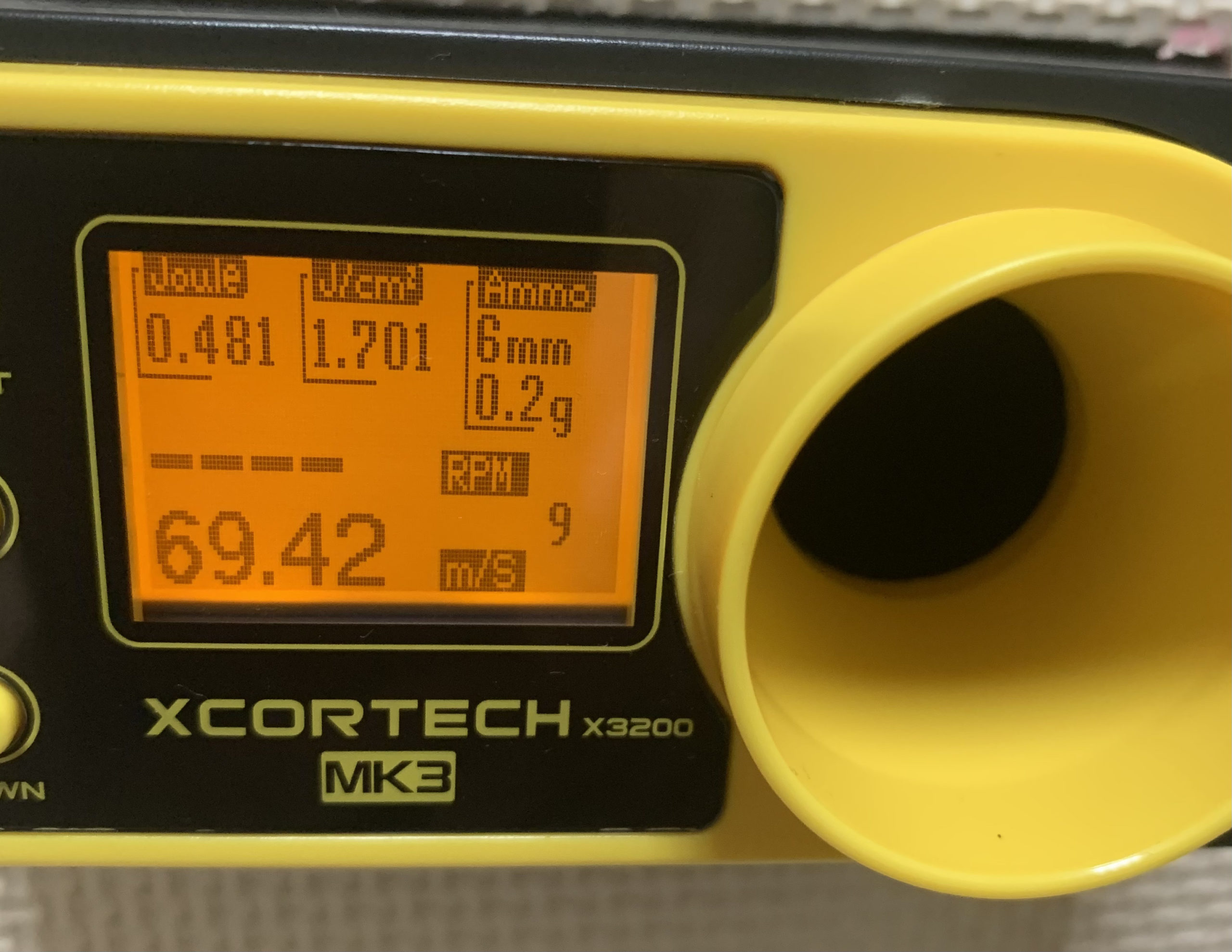 VFC/UMAREX GLOCK19X 初速、0.2gで69.42m/s