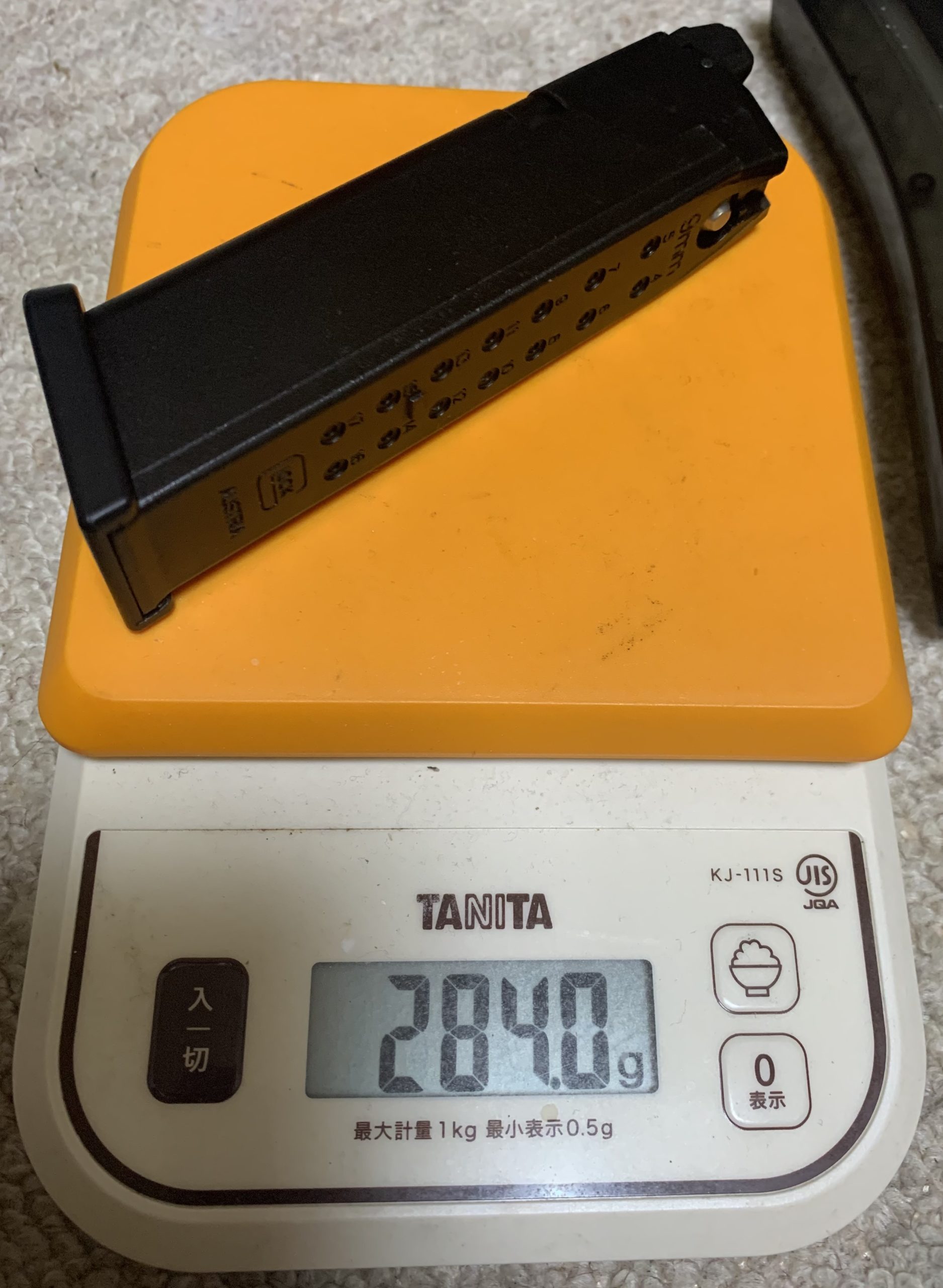 東京マルイ　グロック17 GEN4 マガジン重量