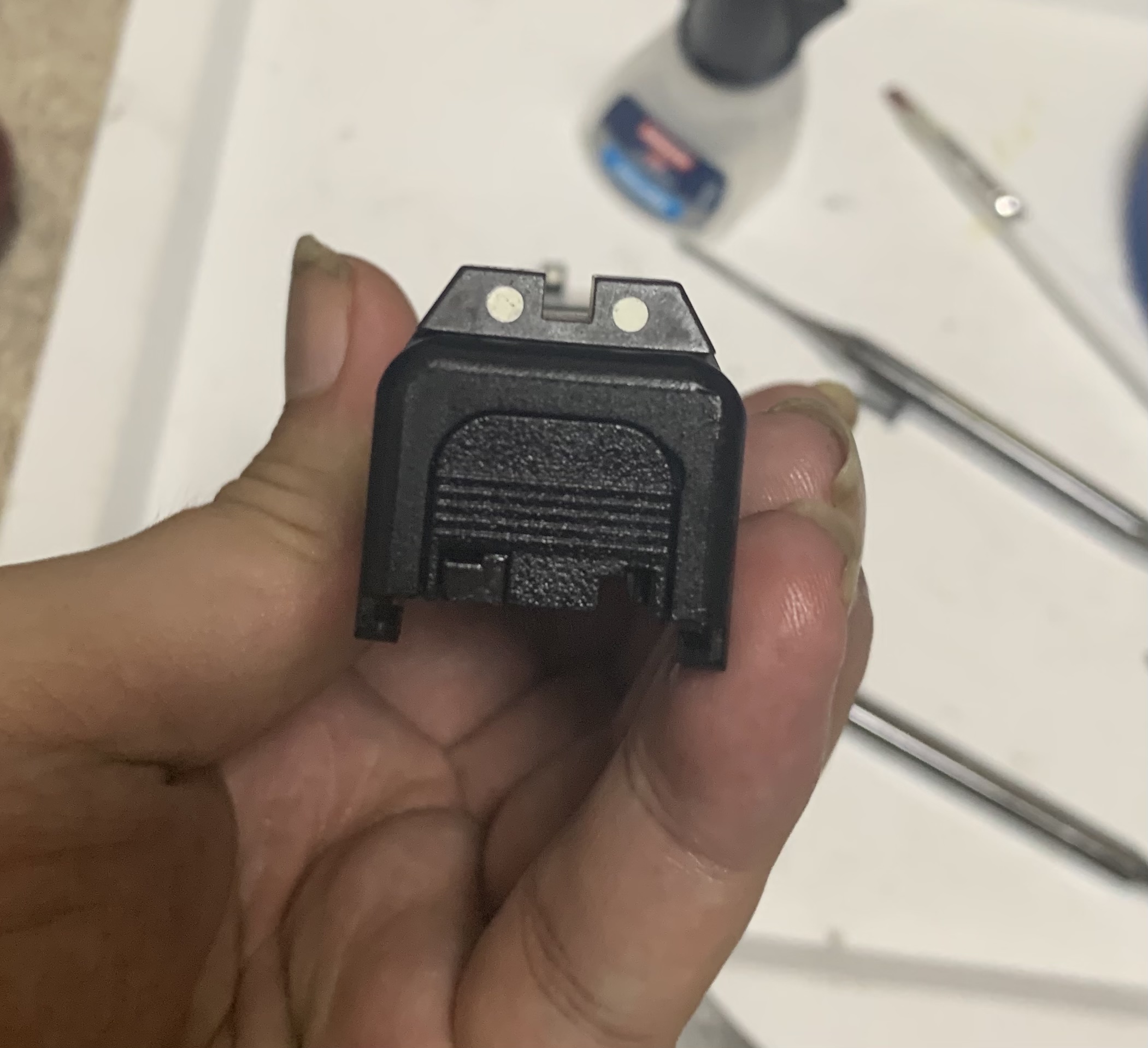 東京マルイ　グロック17 GEN4 サイトの交換