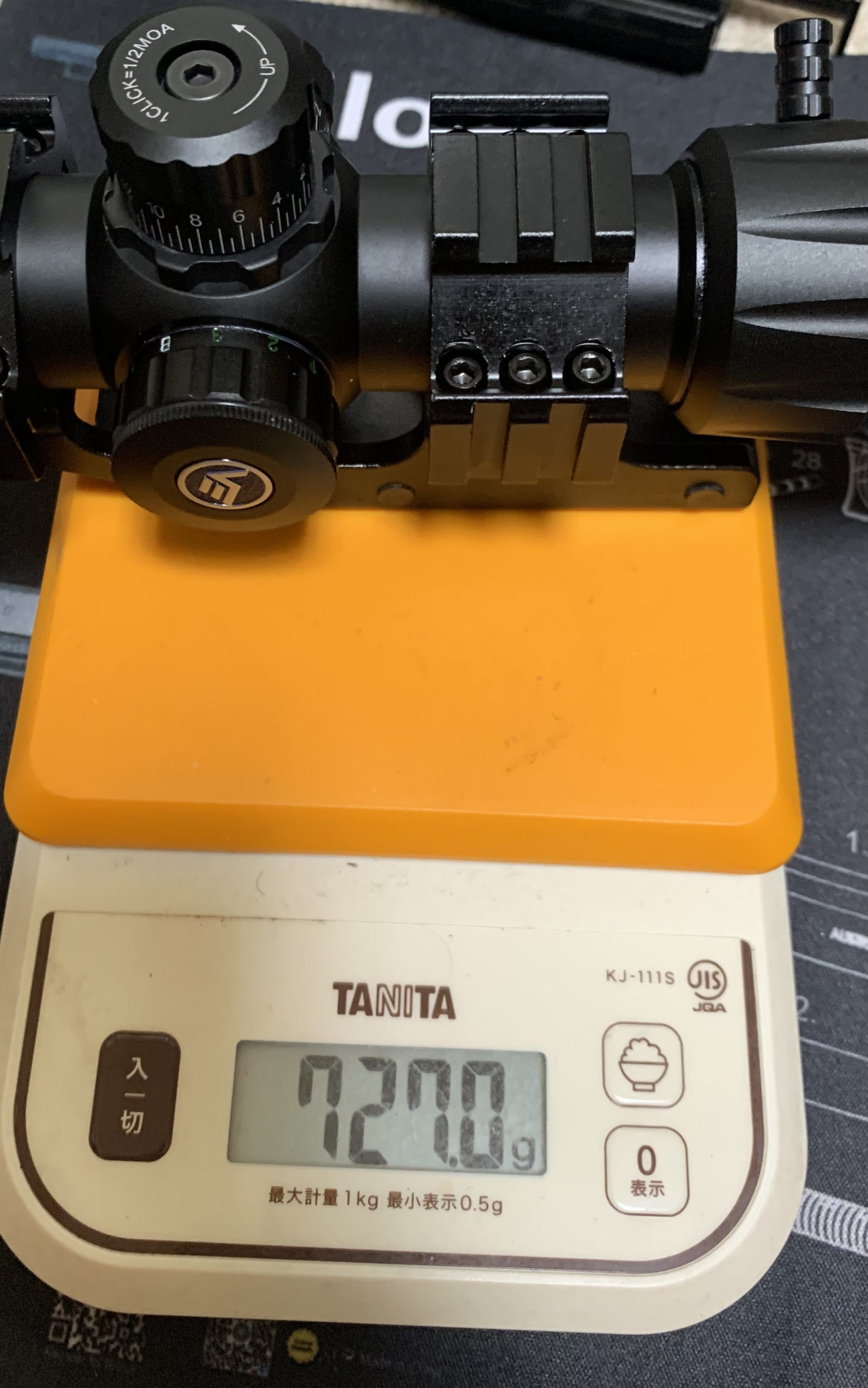 VECTOROPTICS ムスタング GEN2 SCOC-29 重量、727g