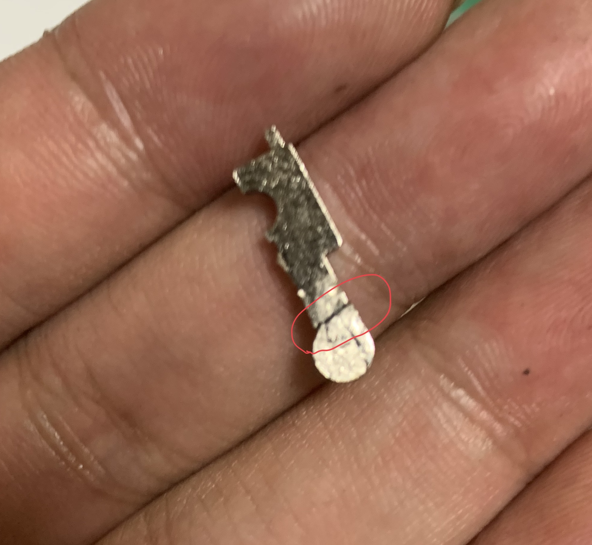 WE ドラグノフ　SVD GBB ホップアームの破損