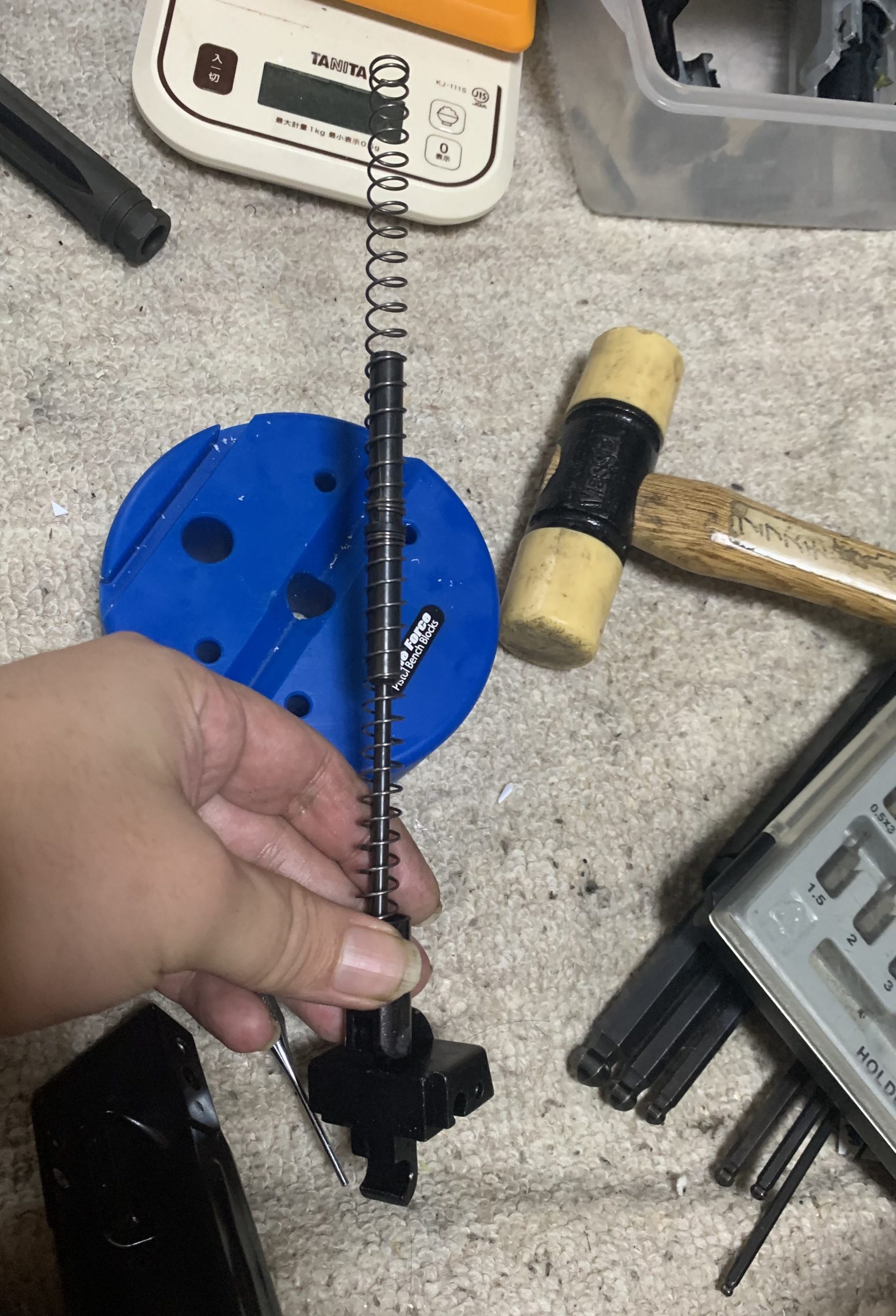 WE ドラグノフ　SVD GBB リコイルスプリングガイド