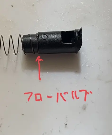ガスブローバックの仕組み スライド、ボルト編