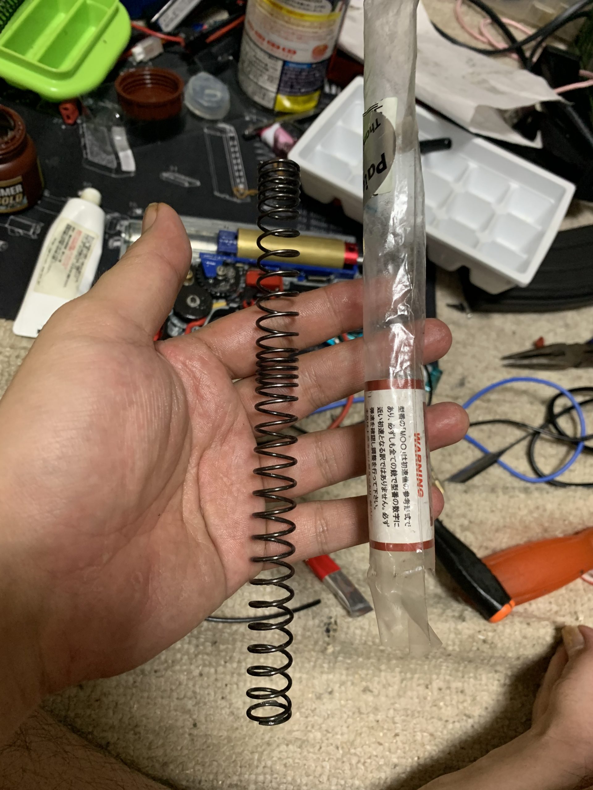 G&P XM177E1 AEG スプリング