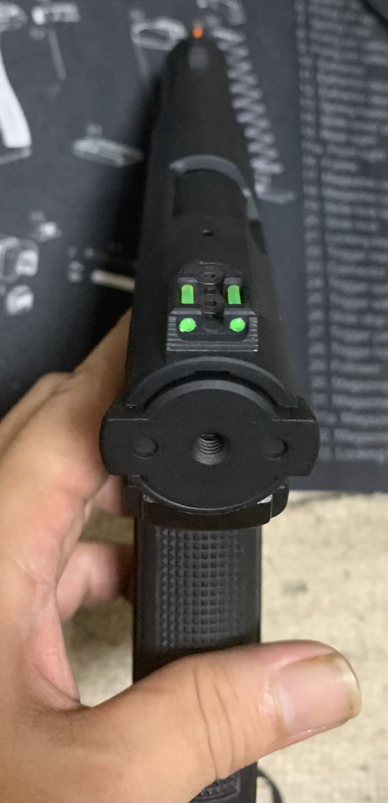 actionarmy aap-01 ボルトとリアサイト