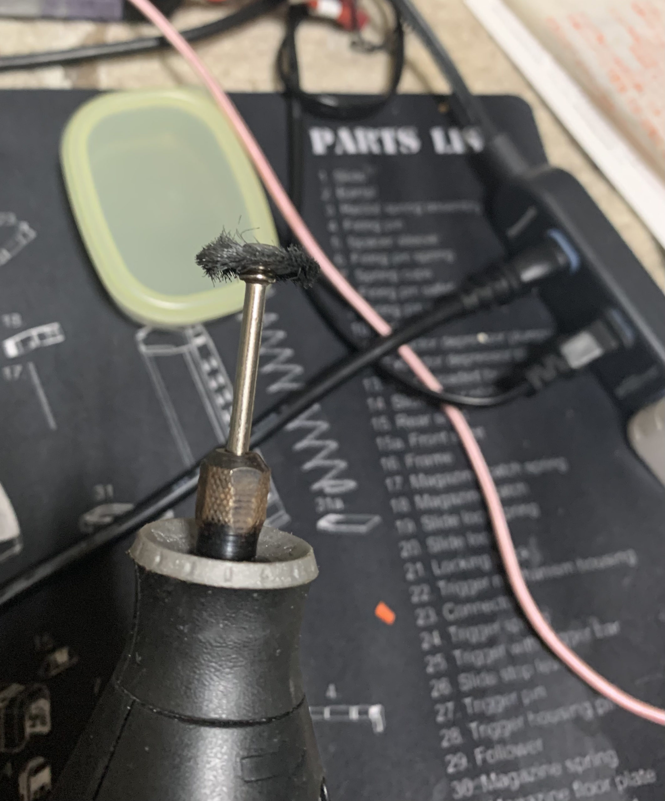 バフでの錆び取り