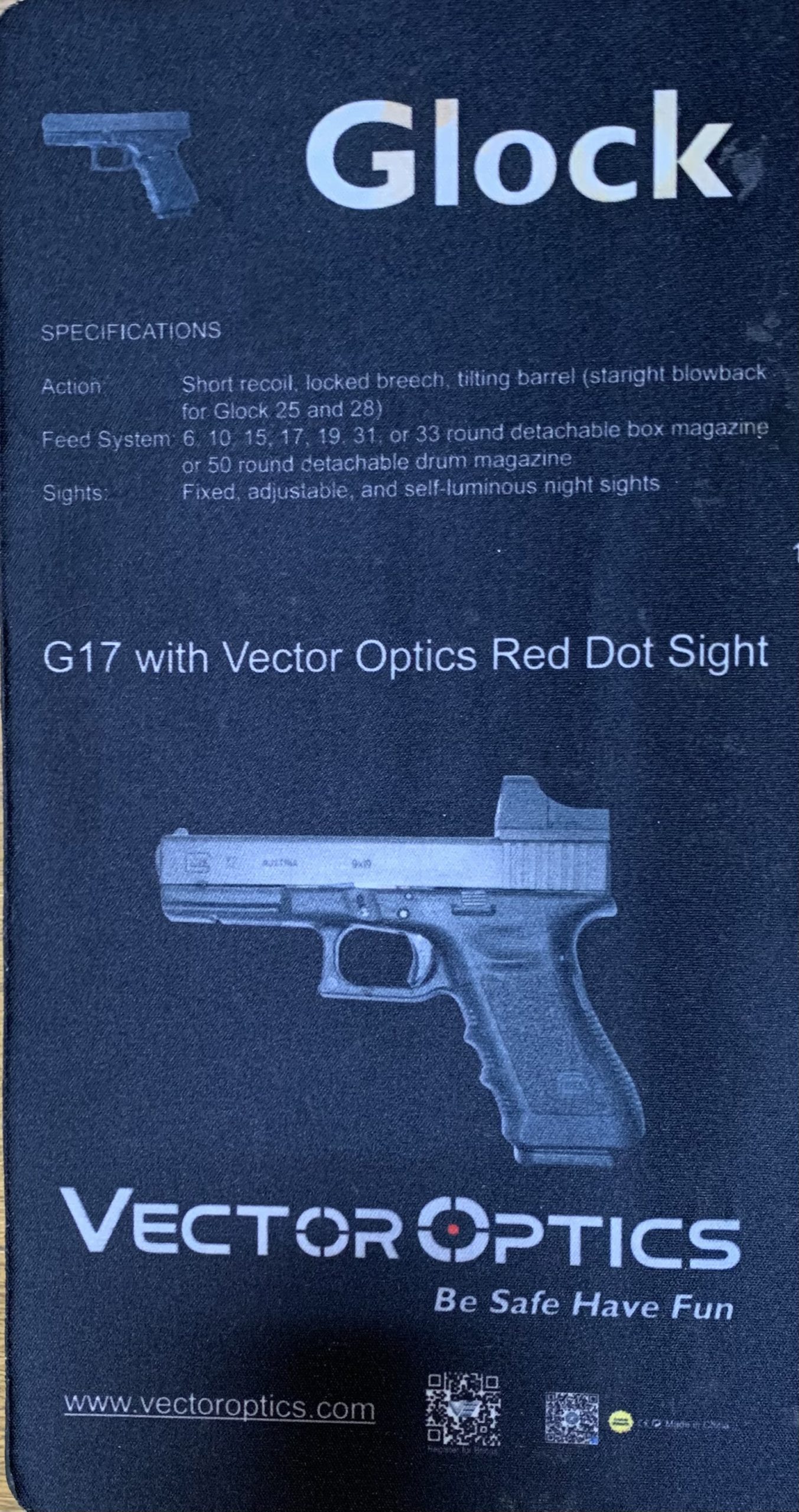 メンテナンスマット　グロック写真部