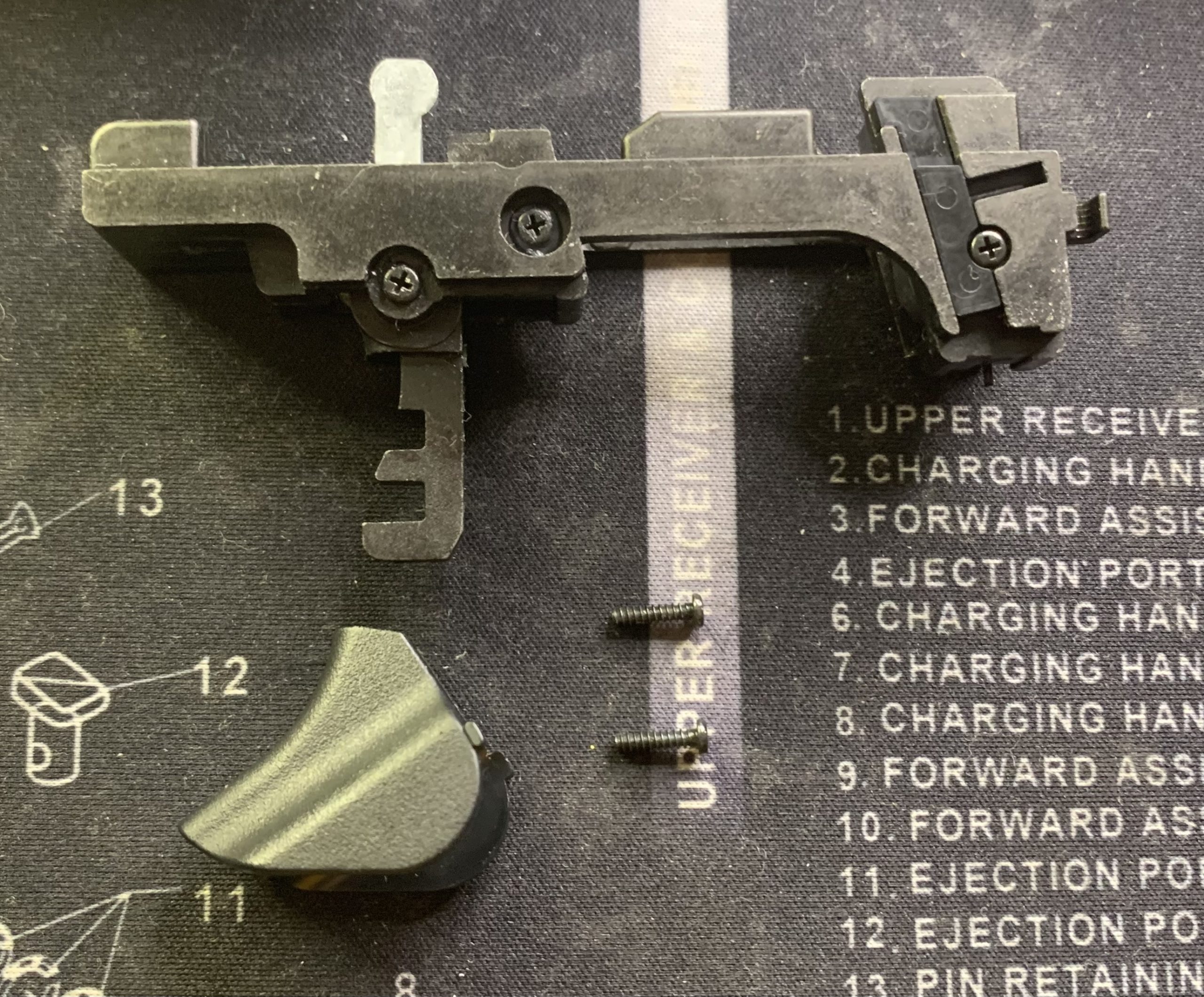 東京マルイ　CURVE トリガーを外した状態