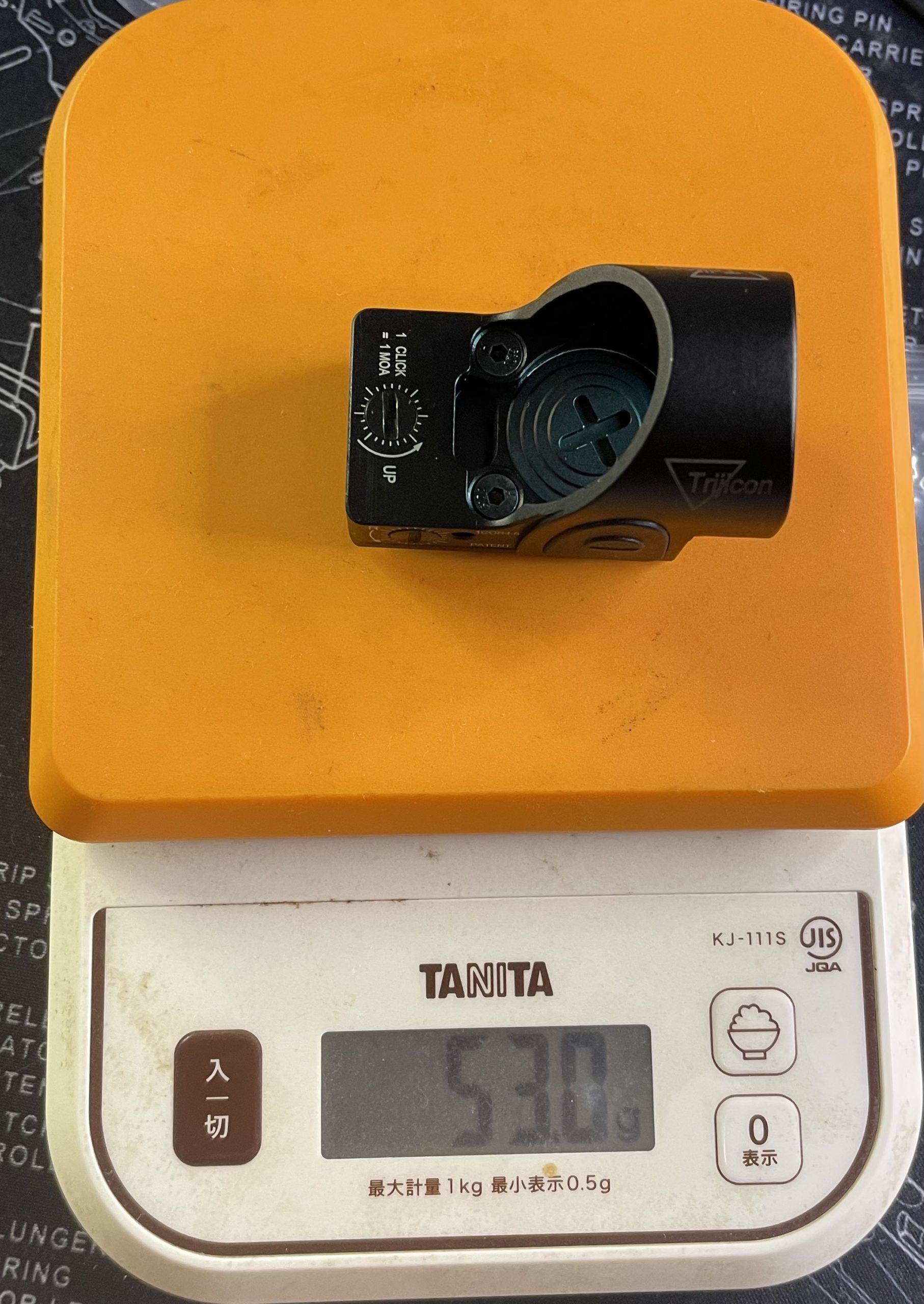 SOTAC trijicon SRO ドットサイト　グロックマウント付き重量