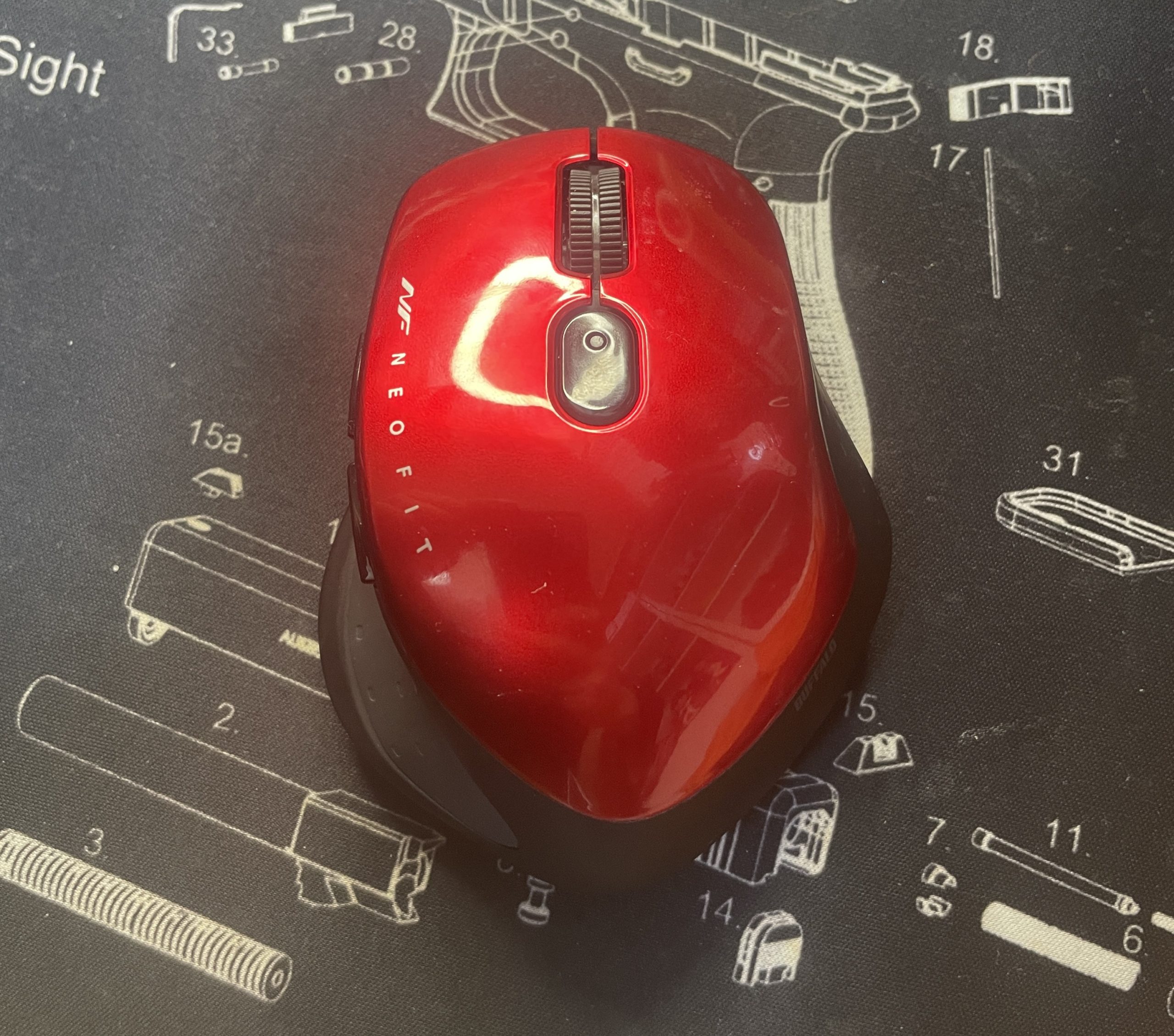 ワイヤレスマウス BUFFALO BSMBB540 レビュー