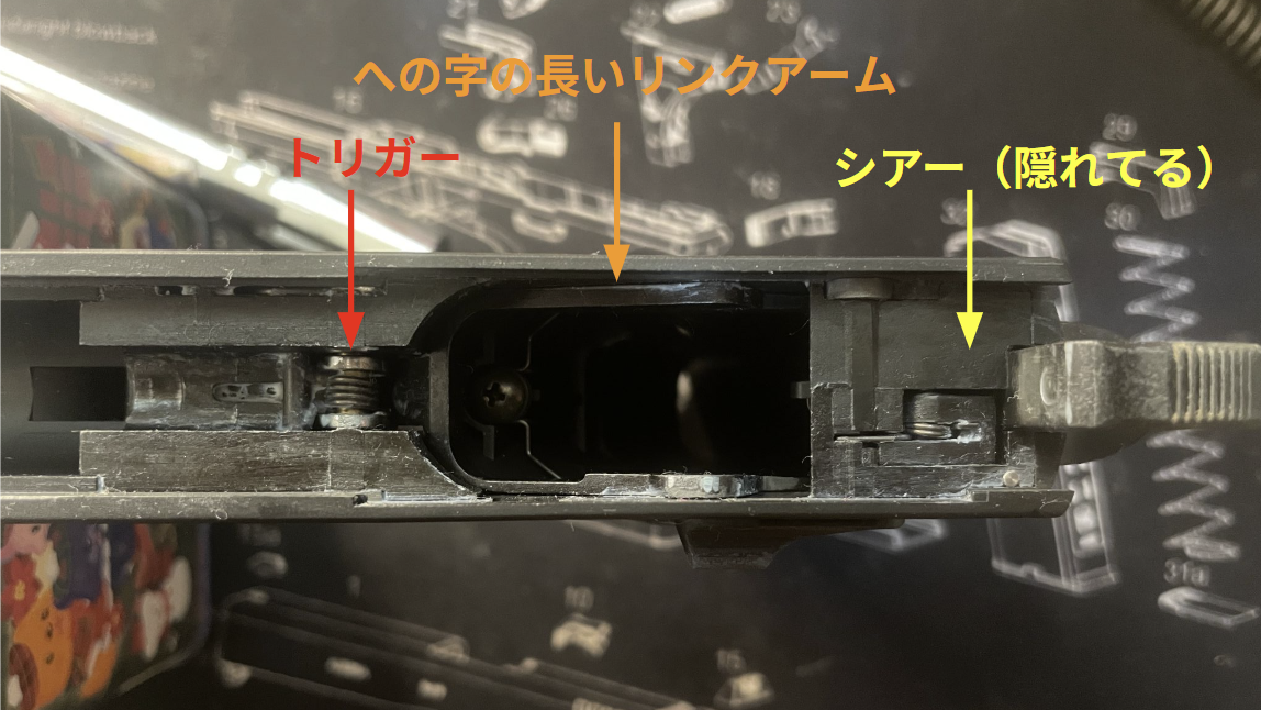 KSC CZ75 トリガーリンクメカ