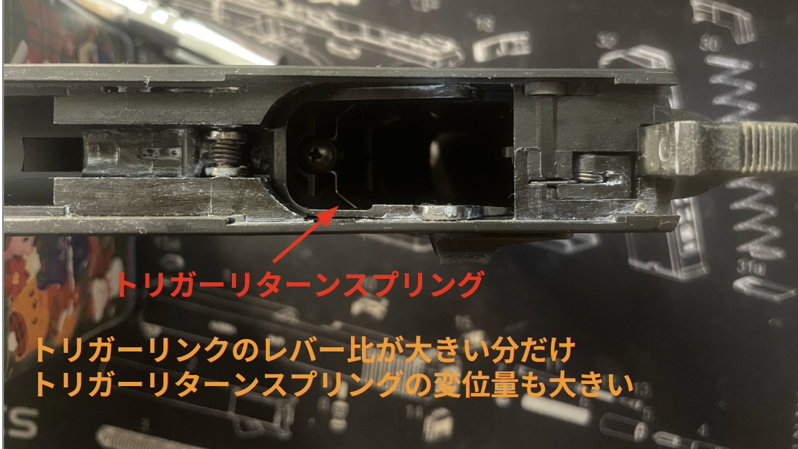 KSC CZ75 トリガーリターンスプリング