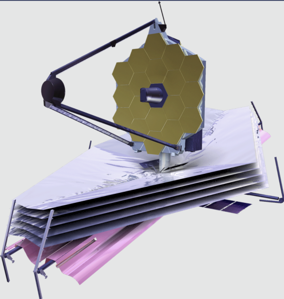 he James Webb Space Telescope　出典:NASA、Public Domain