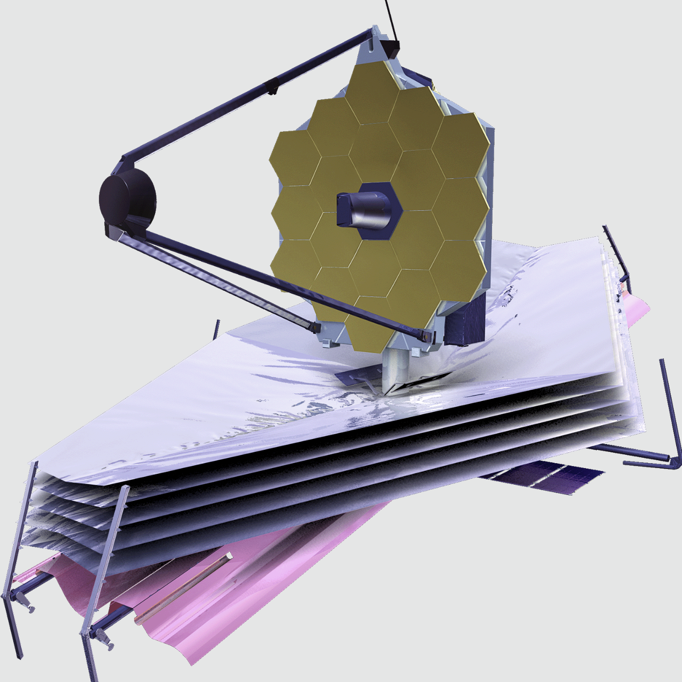 he James Webb Space Telescope 出典:NASA、Public Domain