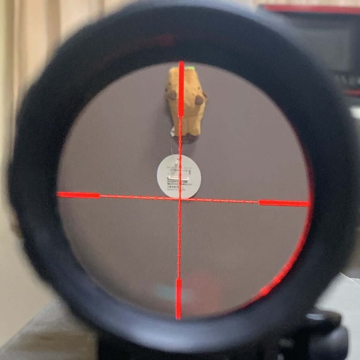 東京マルイ　イルミネーテッドショートスコープ　イルミネーション点灯　赤