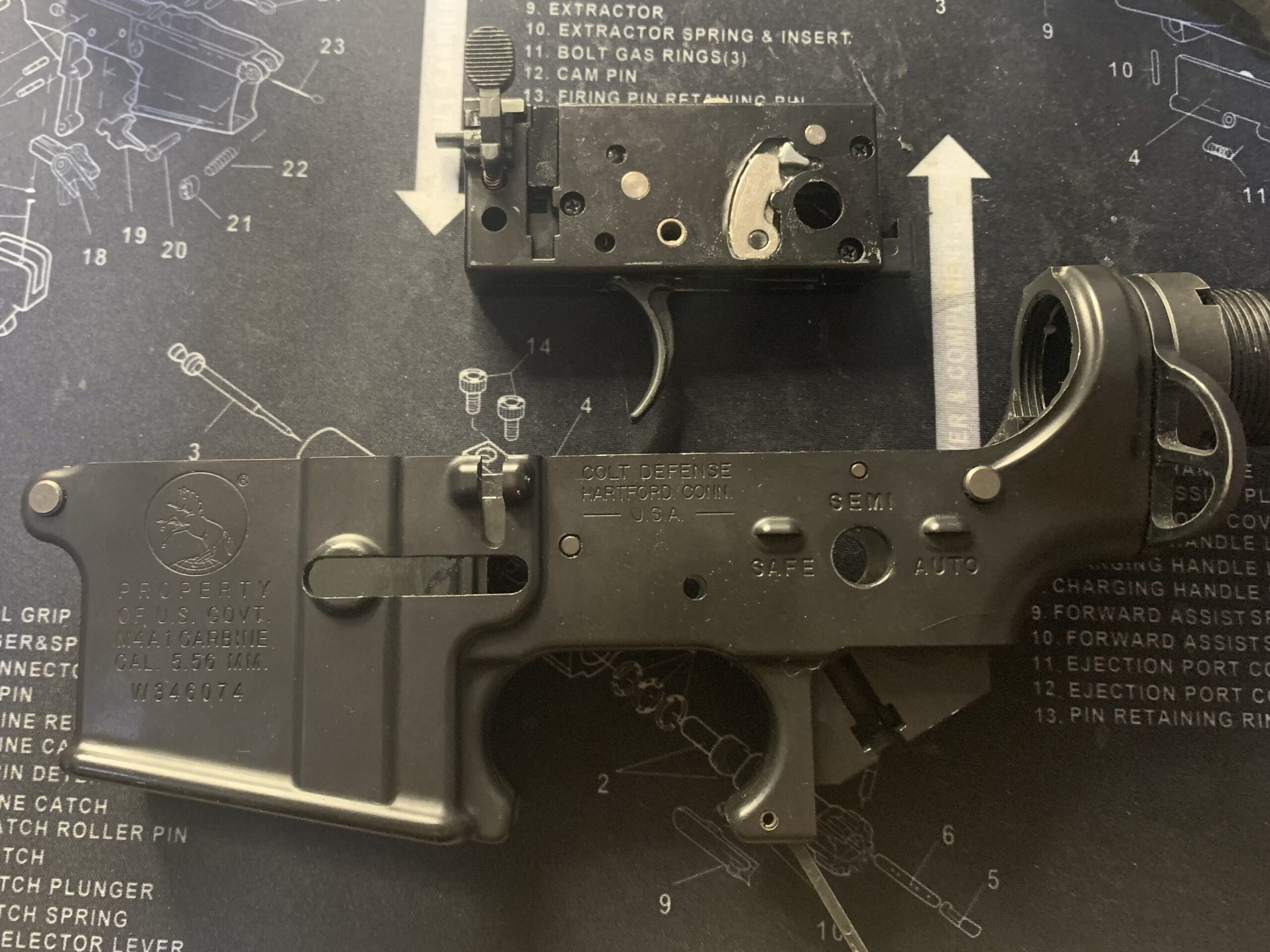 東京マルイ　CQBR ブロック1 Zシステムをロアレシーバーに組む