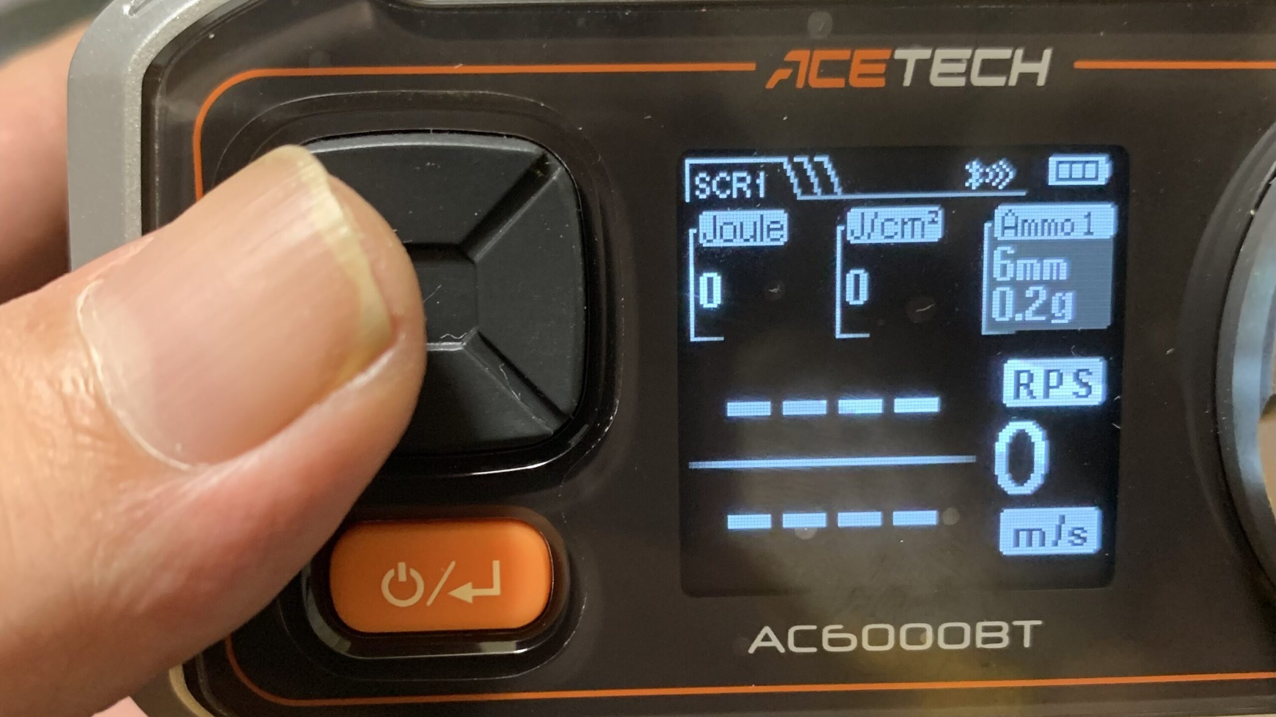 acetecac6000bt 弾の重量変更