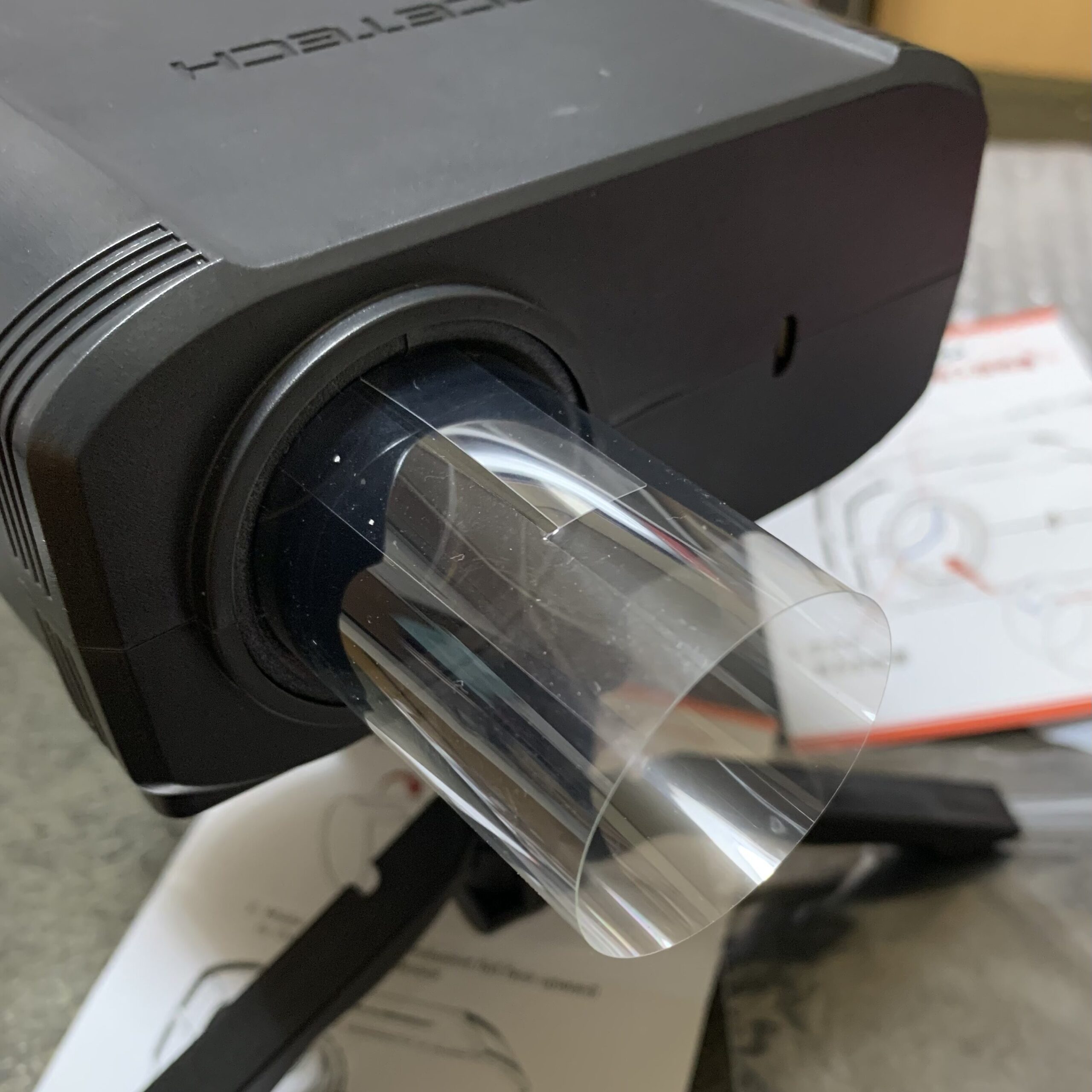 acetecac6000bt 防水シートの装着