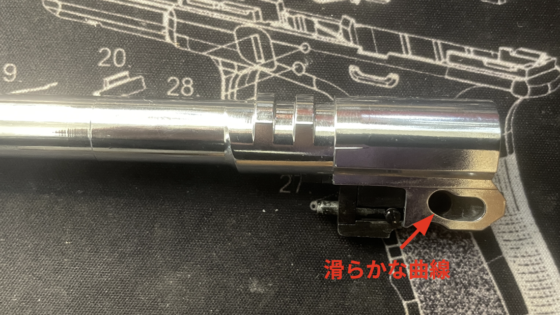 KSC CZ75 ショートリコイルカム曲線