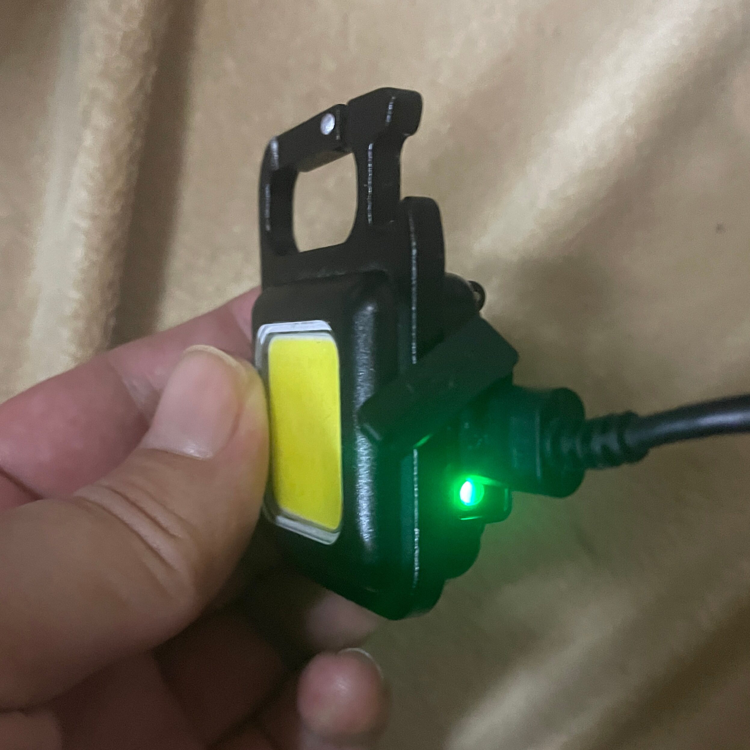 Amazon COB ライト 充電インジゲーター 充電完了