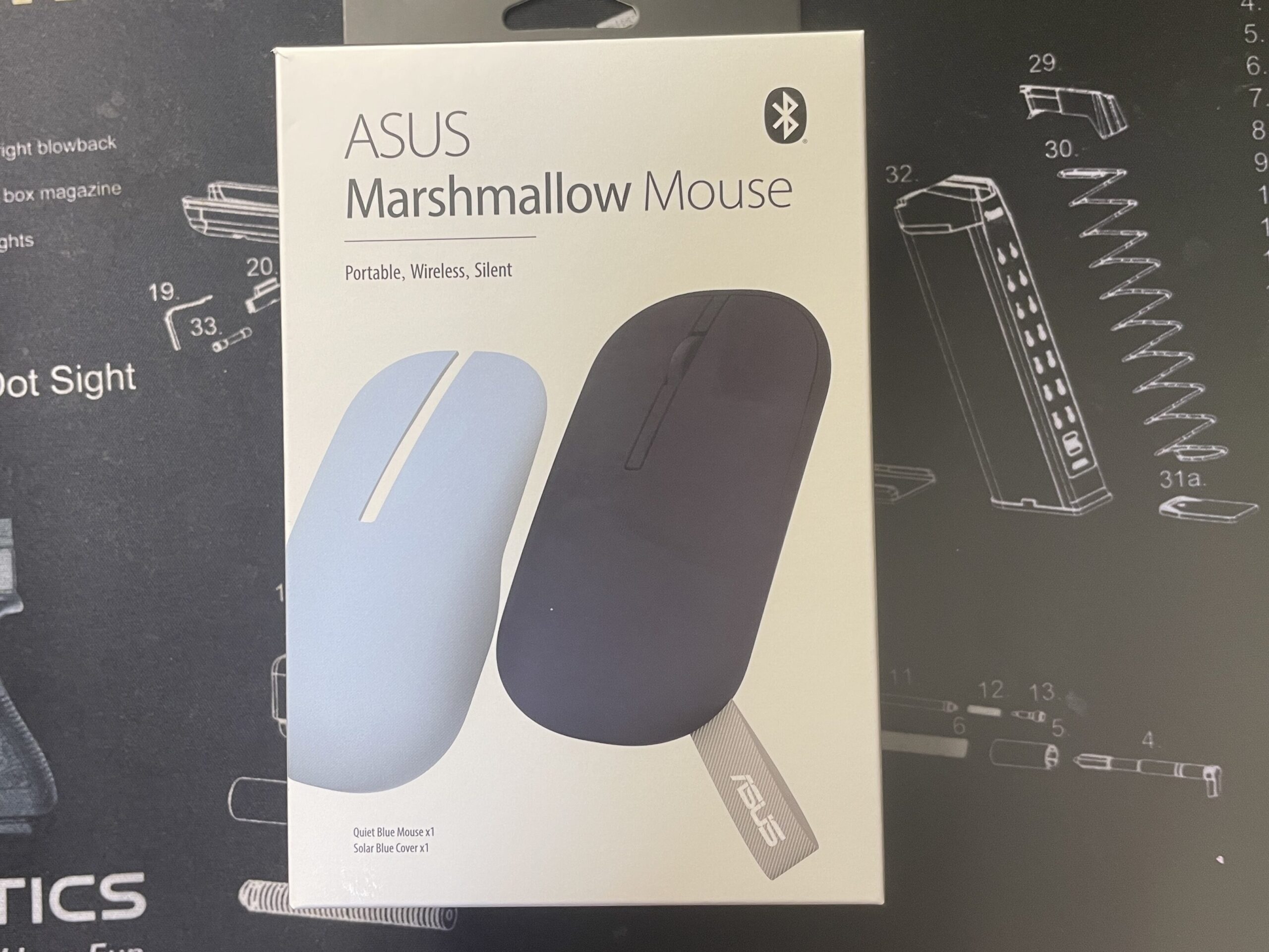 ASUS　MASRSHMALLOW MOUSE MD100 箱