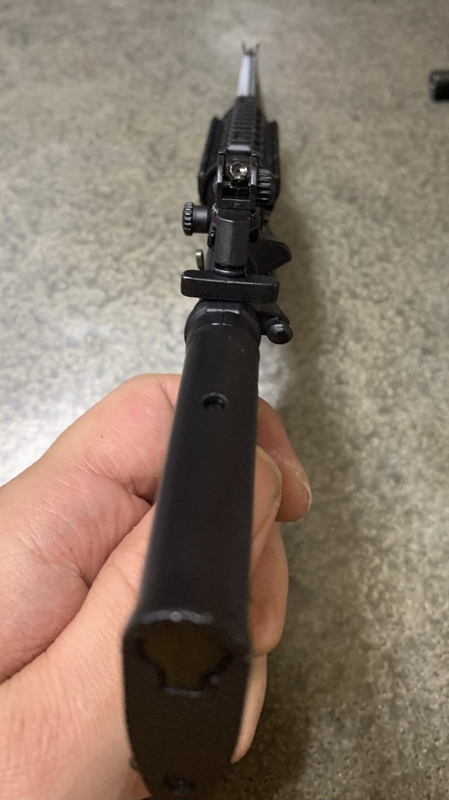 ATI MINI AR-15(M4A1 RIS) 金属スケールモデル サイトビュー