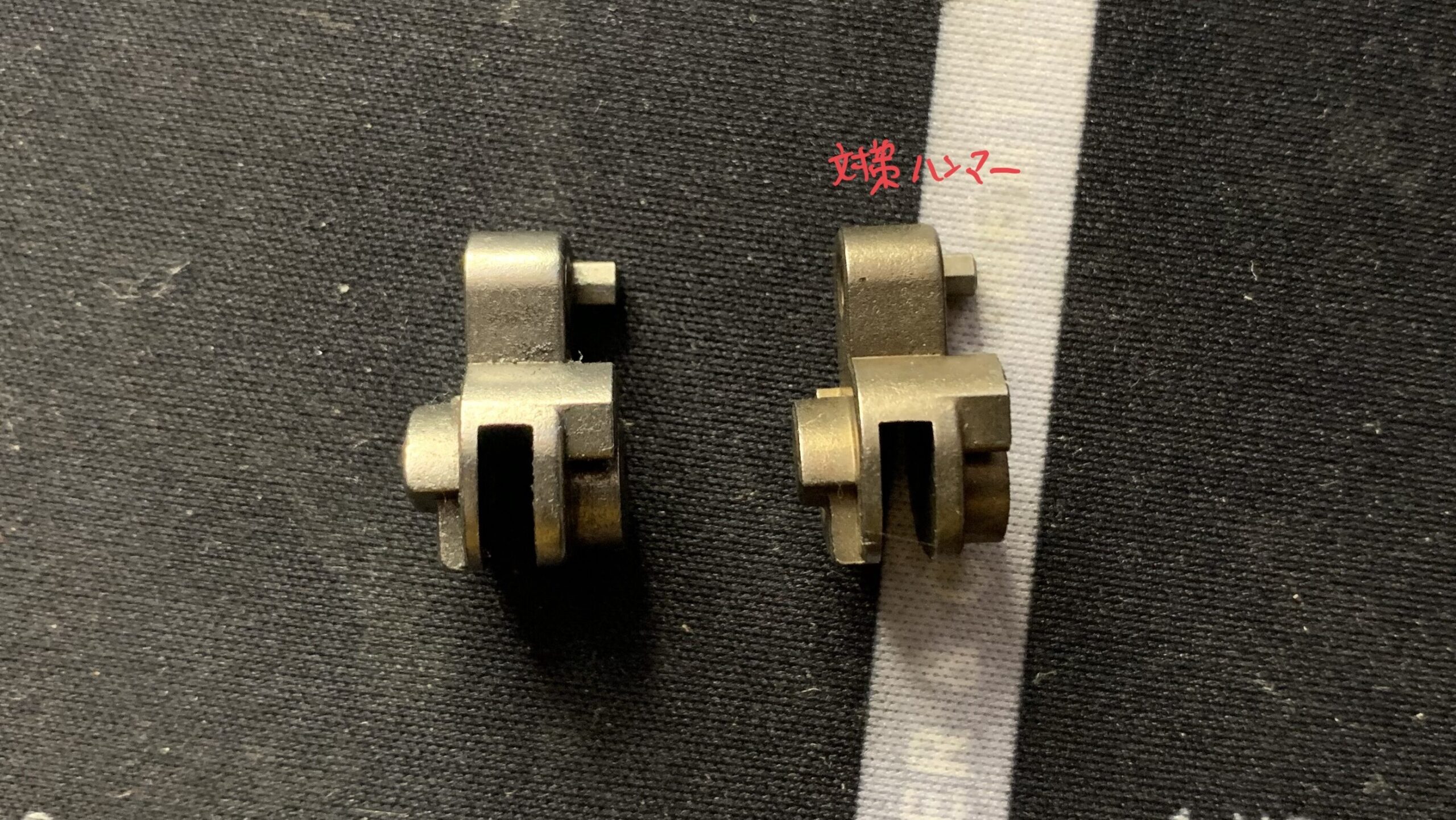 BATON BGー17(グロック17 GEN.5） CO2GBB ハンマー交換　ハンマー比較