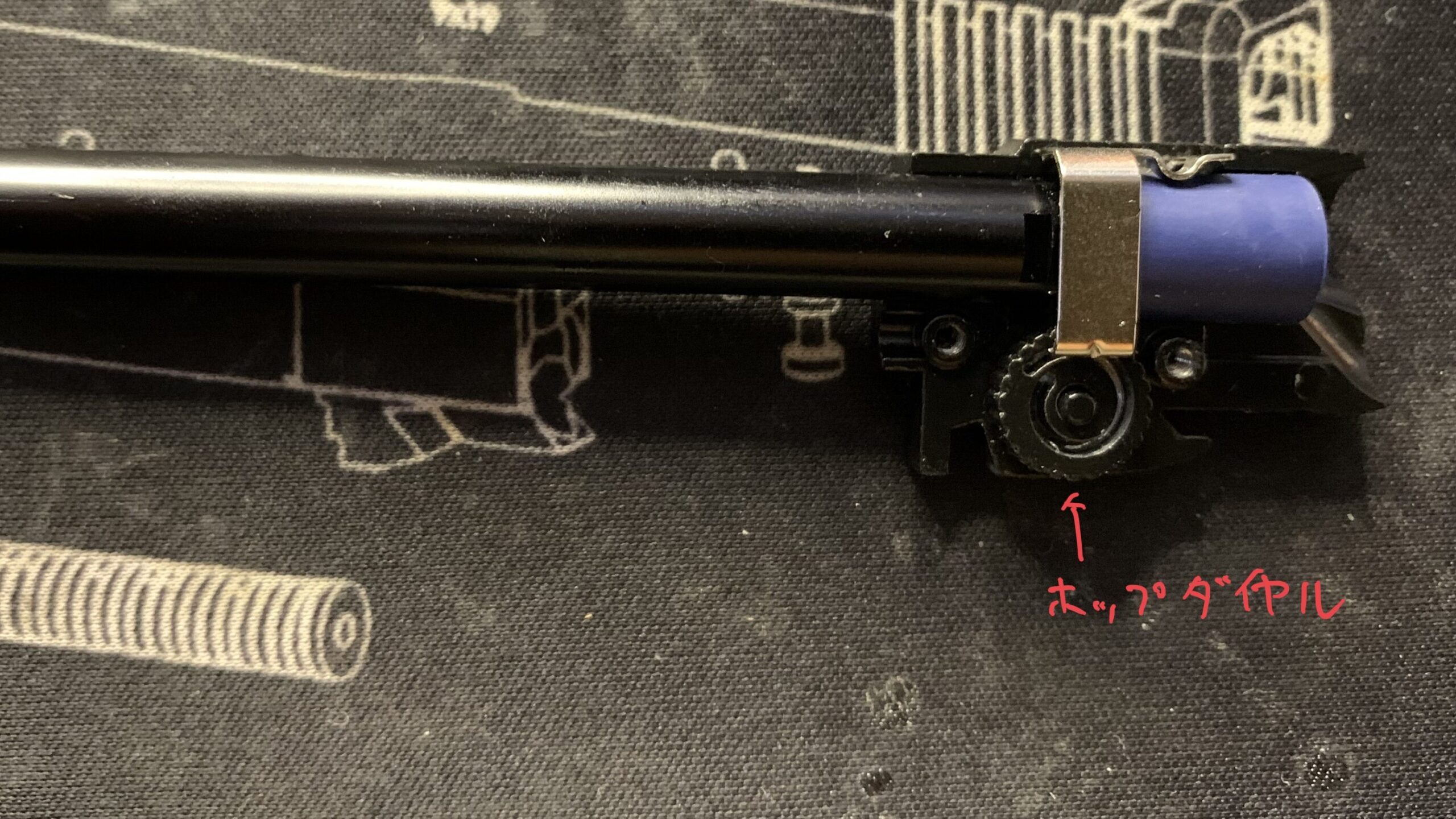 BATON BGー17(グロック17 GEN.5) CO2GBB ホップチャンバーの分解