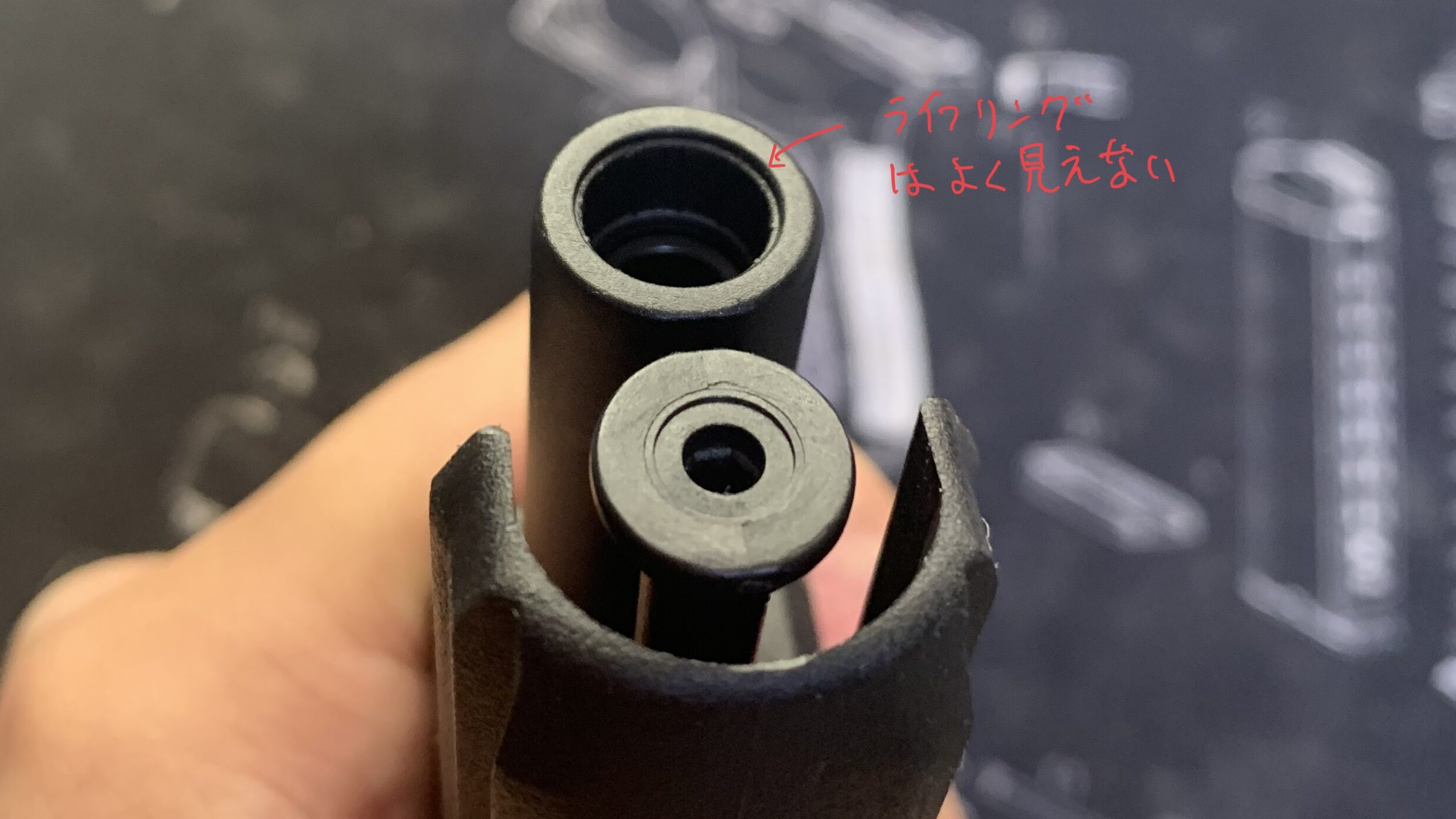 BATON BGー17(グロック17 GEN.5) CO2GBB マズル先端