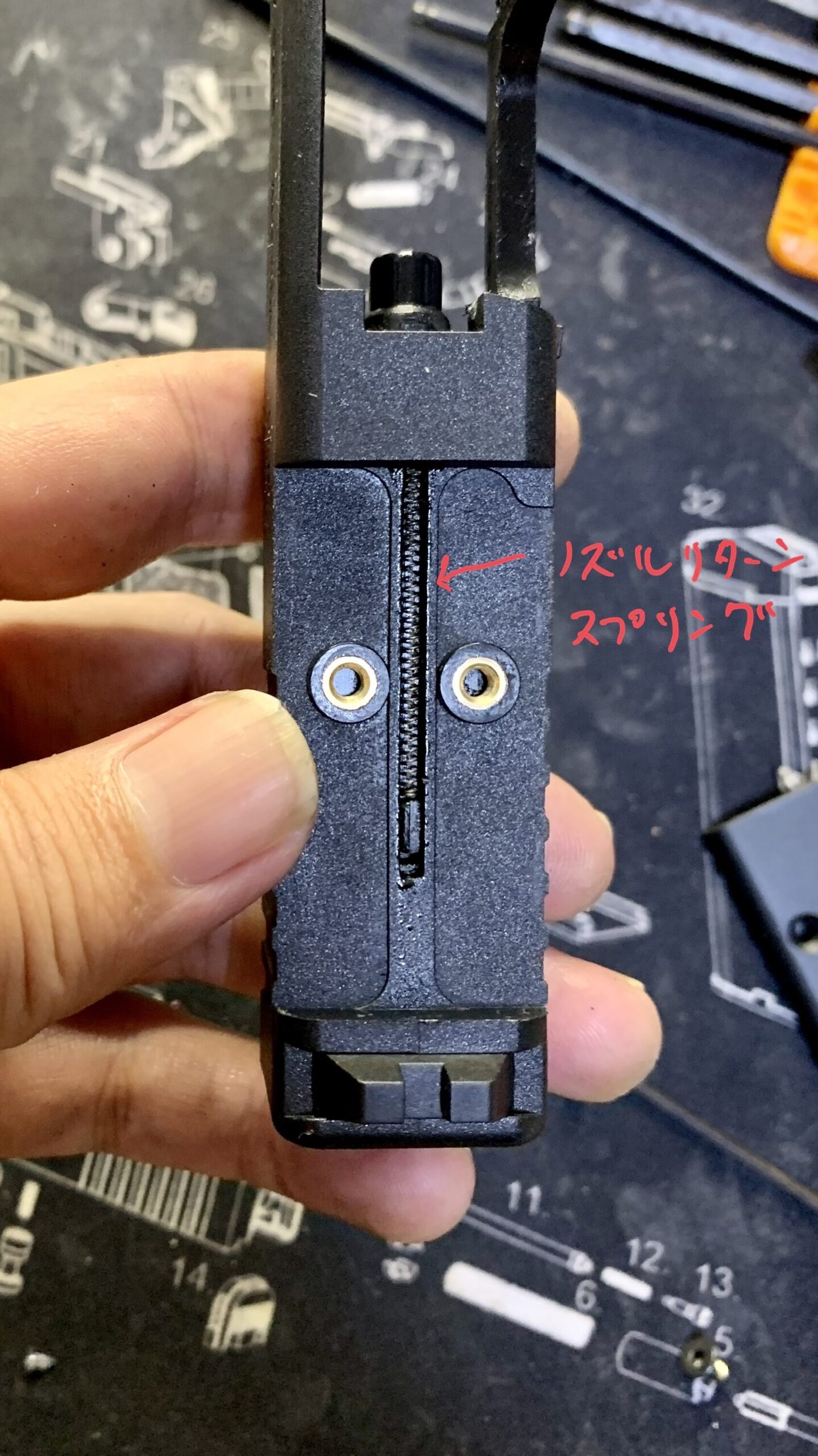 BATON BGー17(グロック17 GEN.5) CO2GBB ノズルリターンスプリング