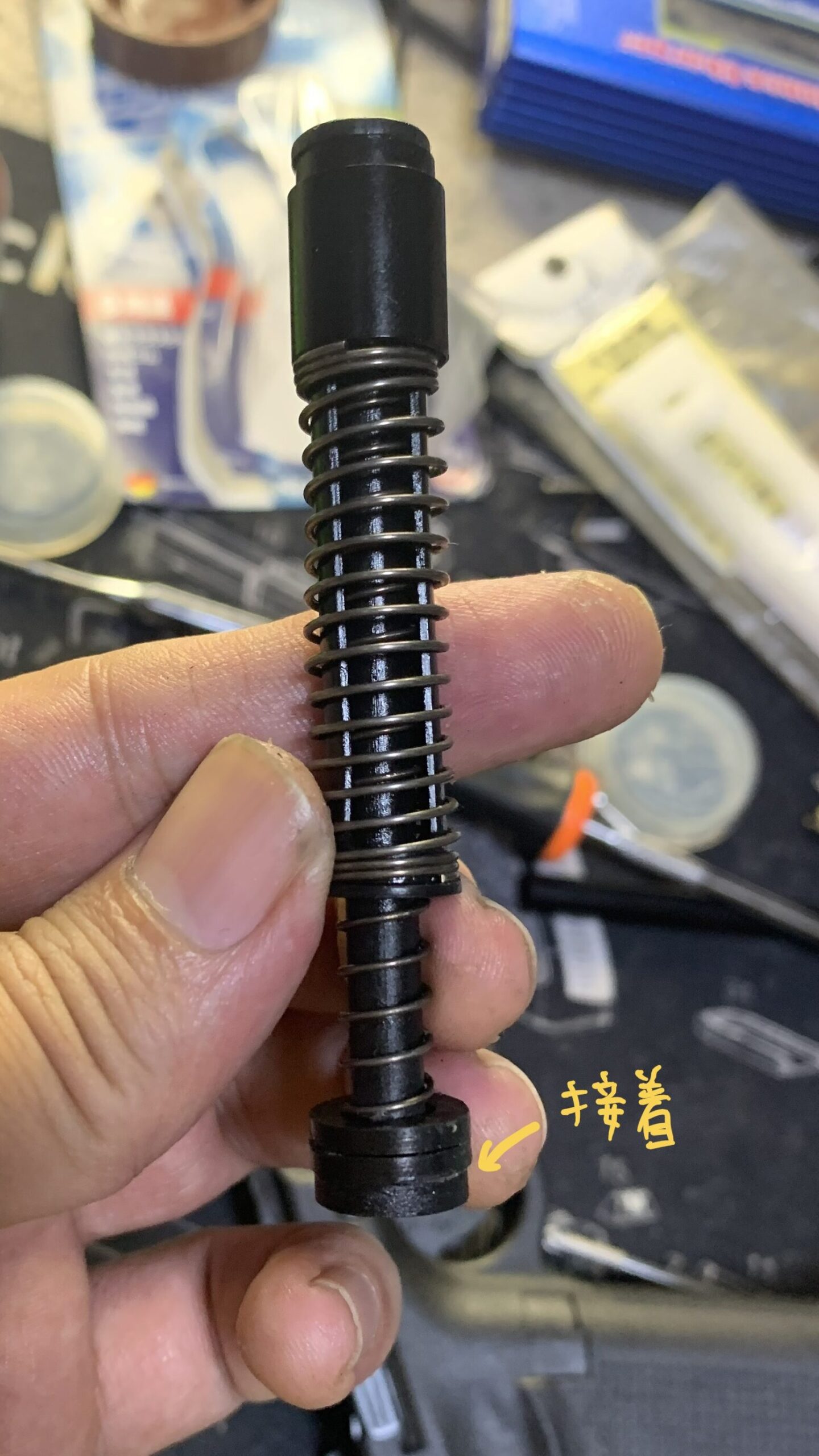 BATON BGー17(グロック17 GEN.5） CO2GBB リコイルスプリングの完成