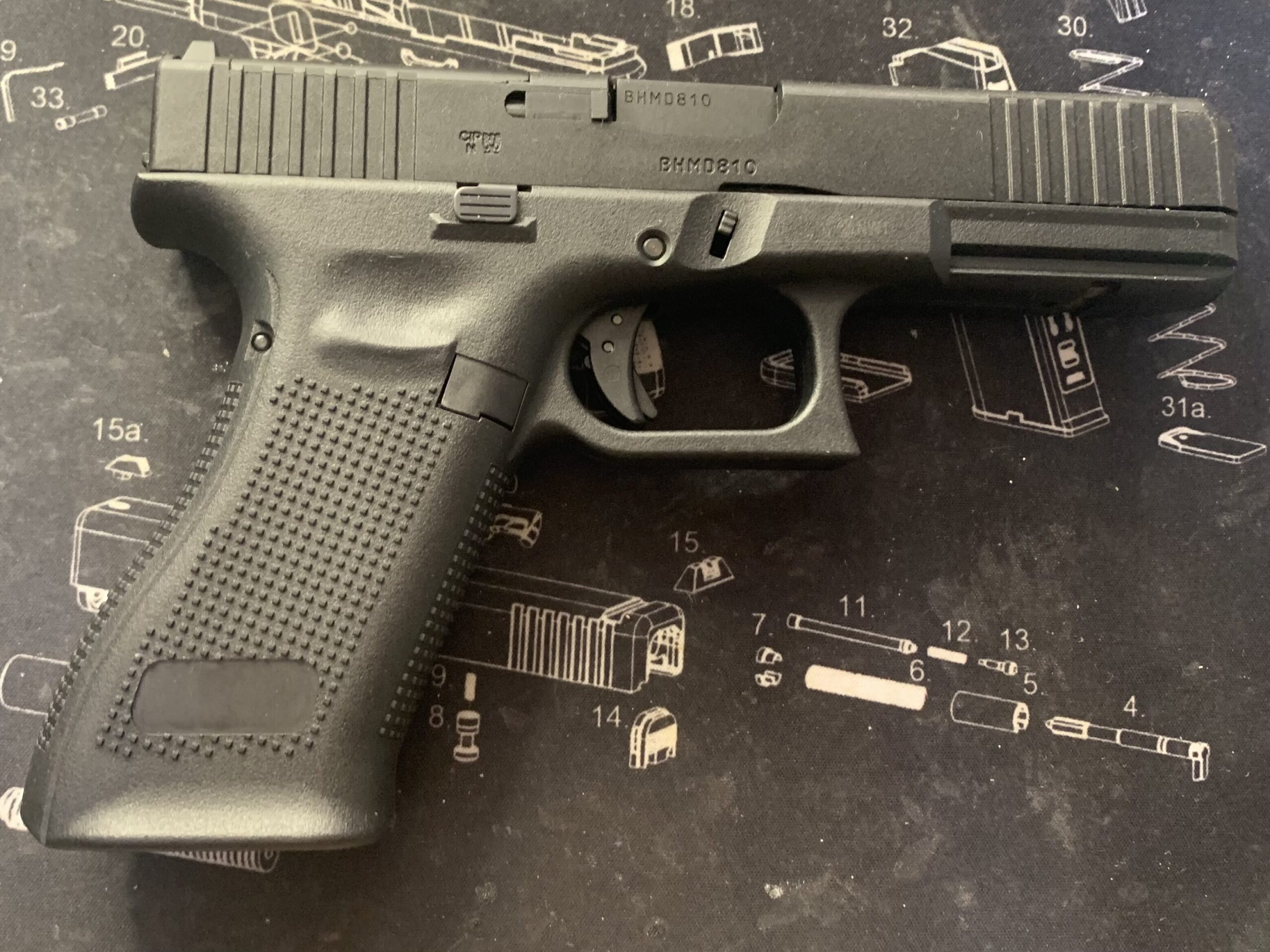 BATON BGー17(グロック17 GEN.5) CO2GBB 右サイド