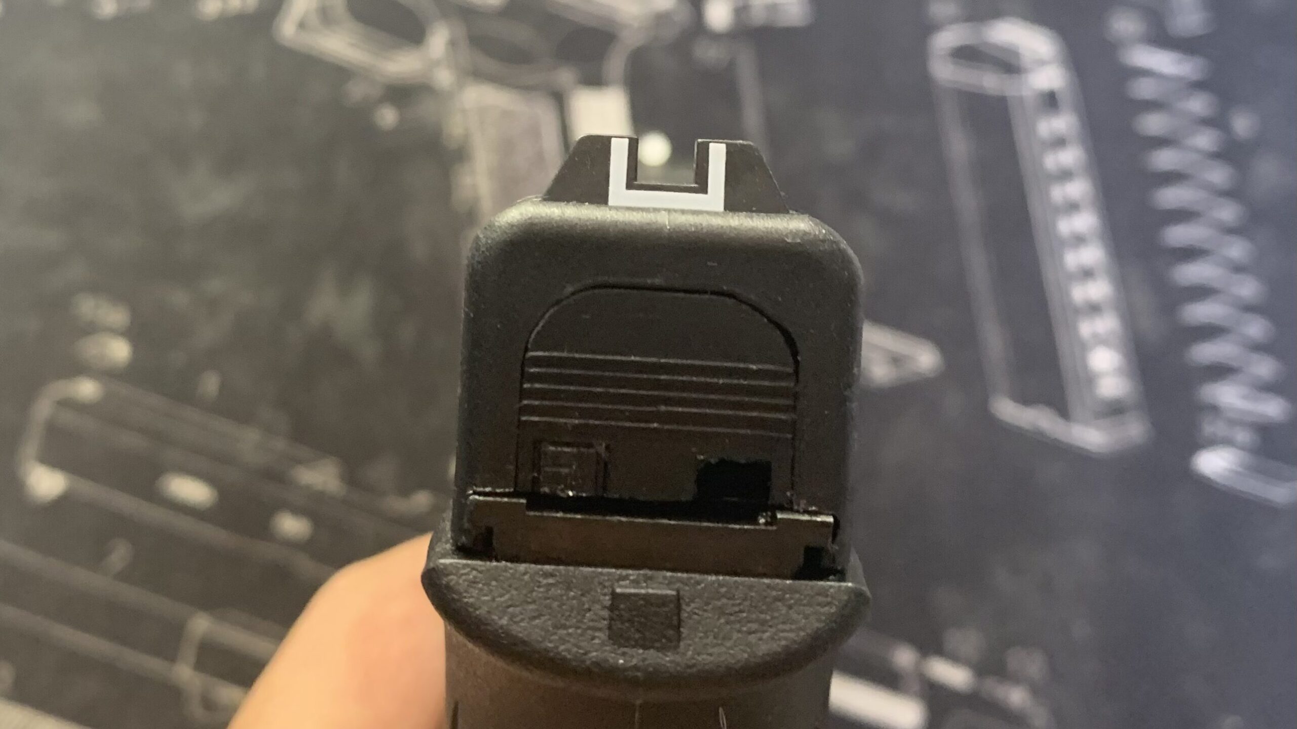 BATON BGー17(グロック17 GEN.5) CO2GBB サイトビュー