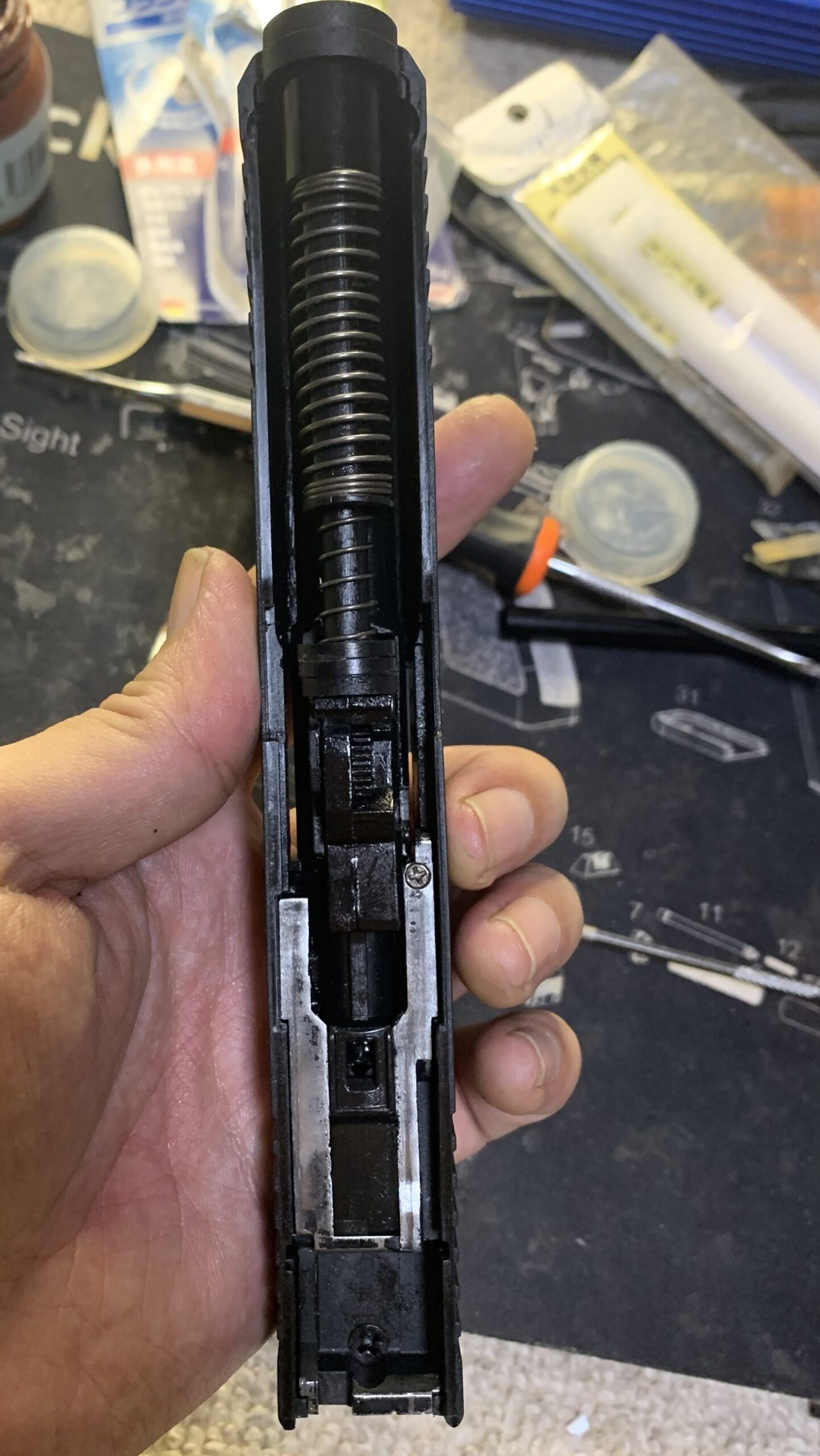 BATON BGー17(グロック17 GEN.5） CO2GBB スライドの完成