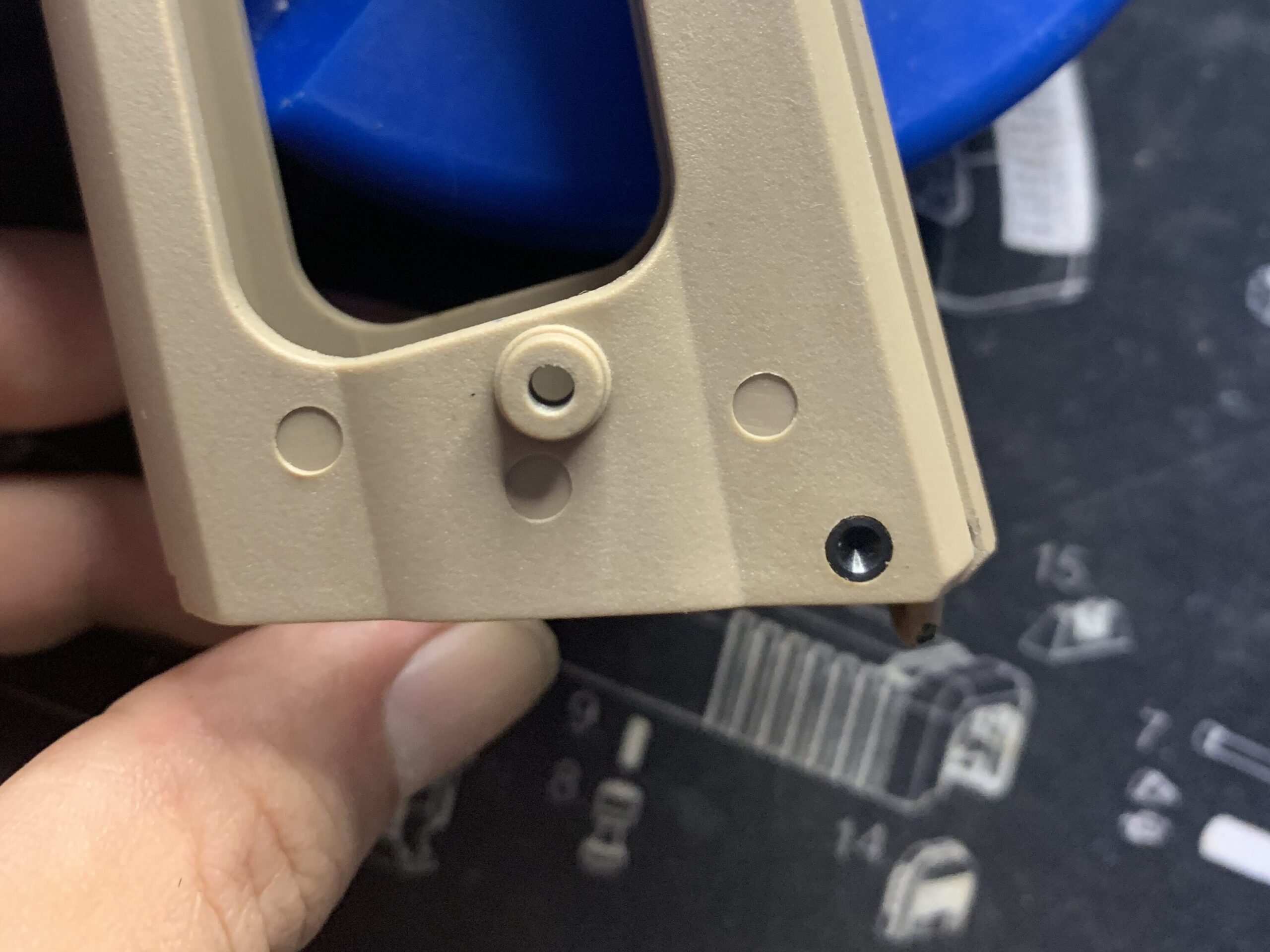 BATON BM-45 CO2GBB バックストラップピン