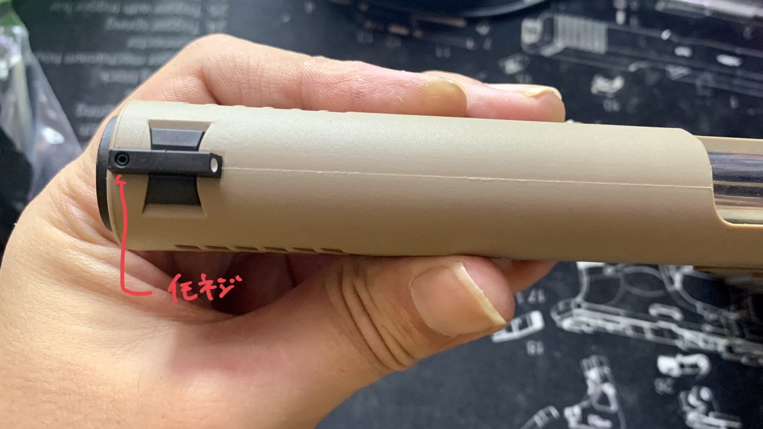 バトン BM-45 CO2 GBB FDE 3rdロット レビュー