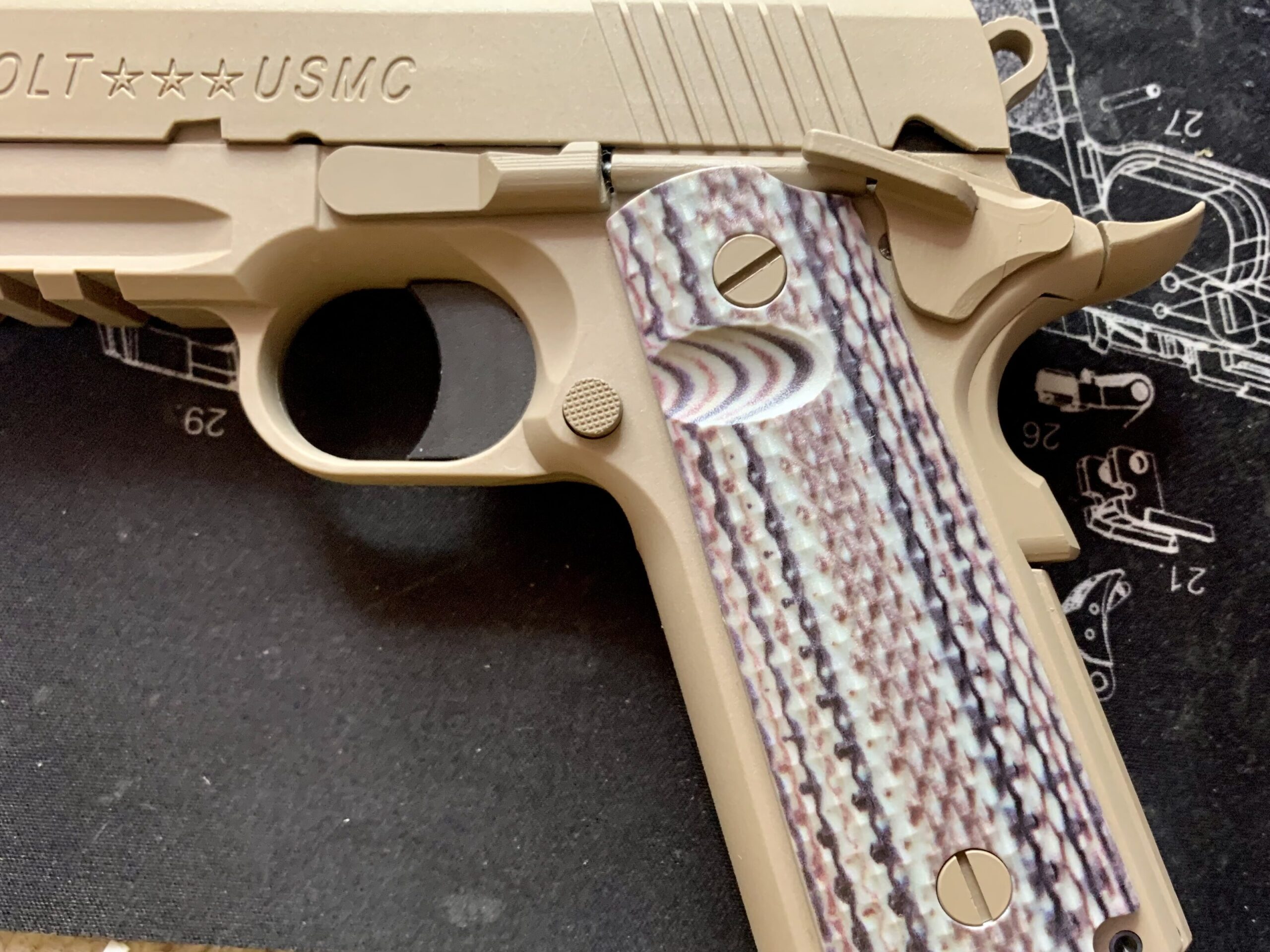 BATON BM-45 CO2GBB グリップ