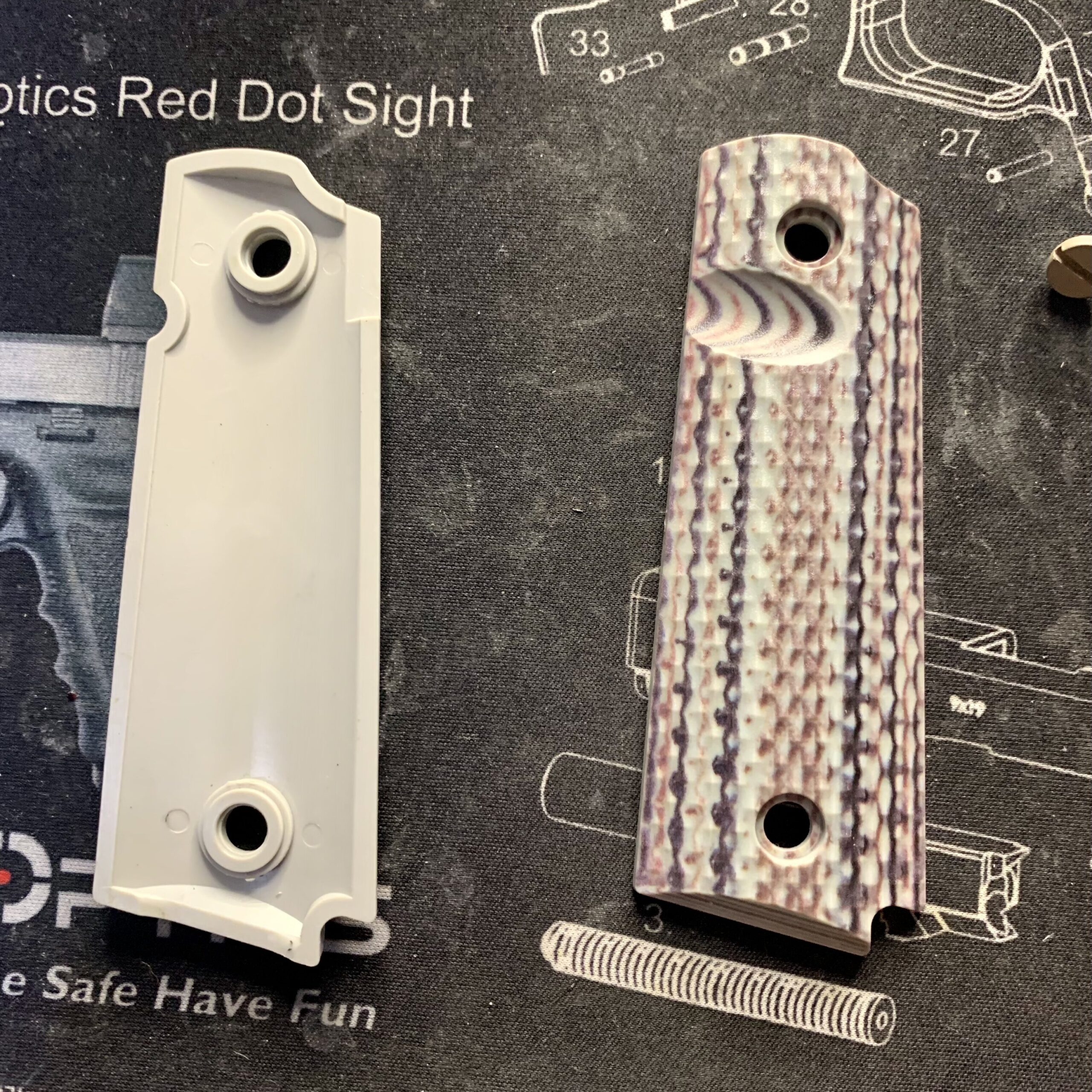 BATON BM-45 CO2GBB 取り外したグリップ