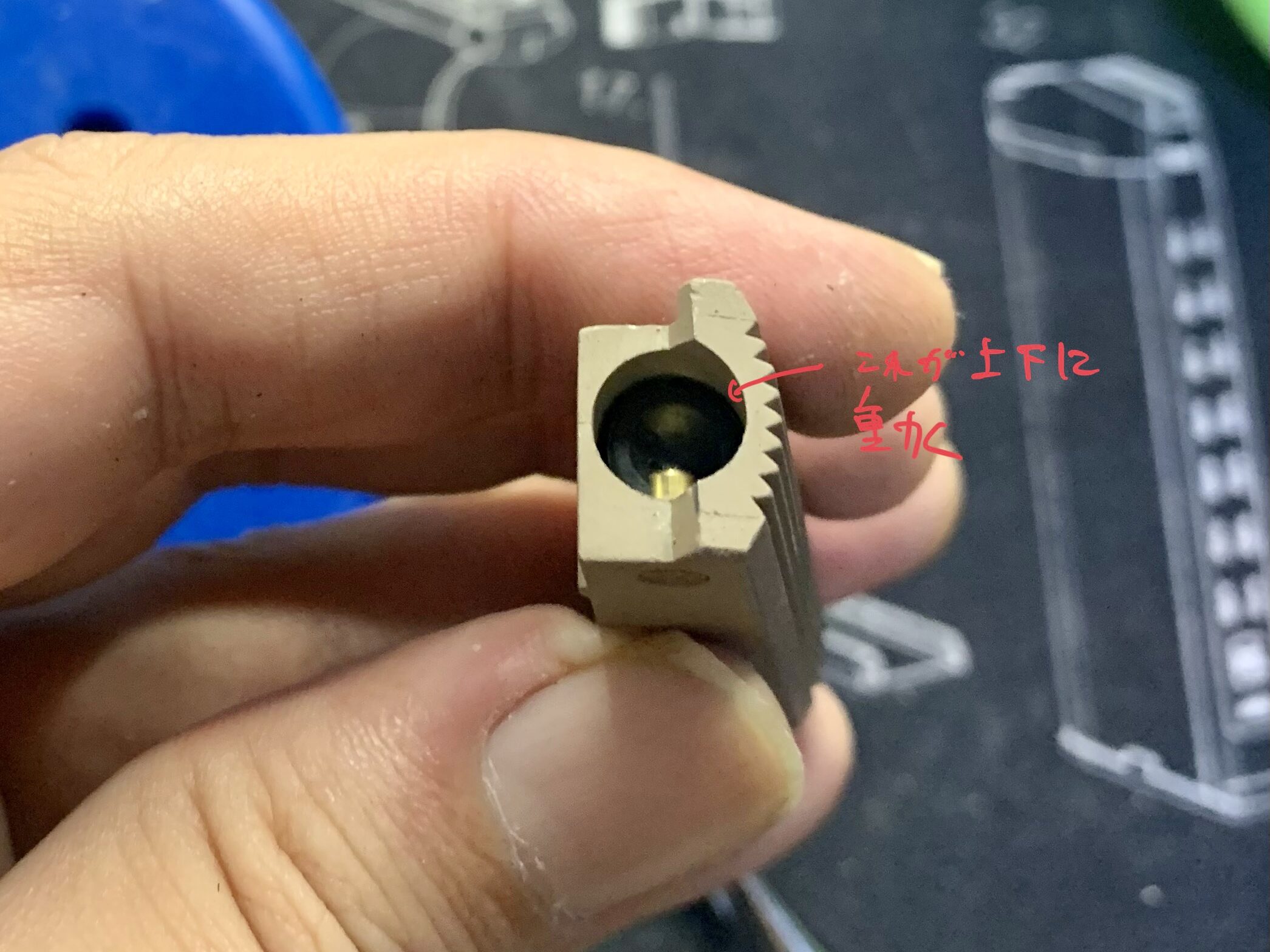  BATON BM-45 CO2GBB ハンマースプリングプランジャー