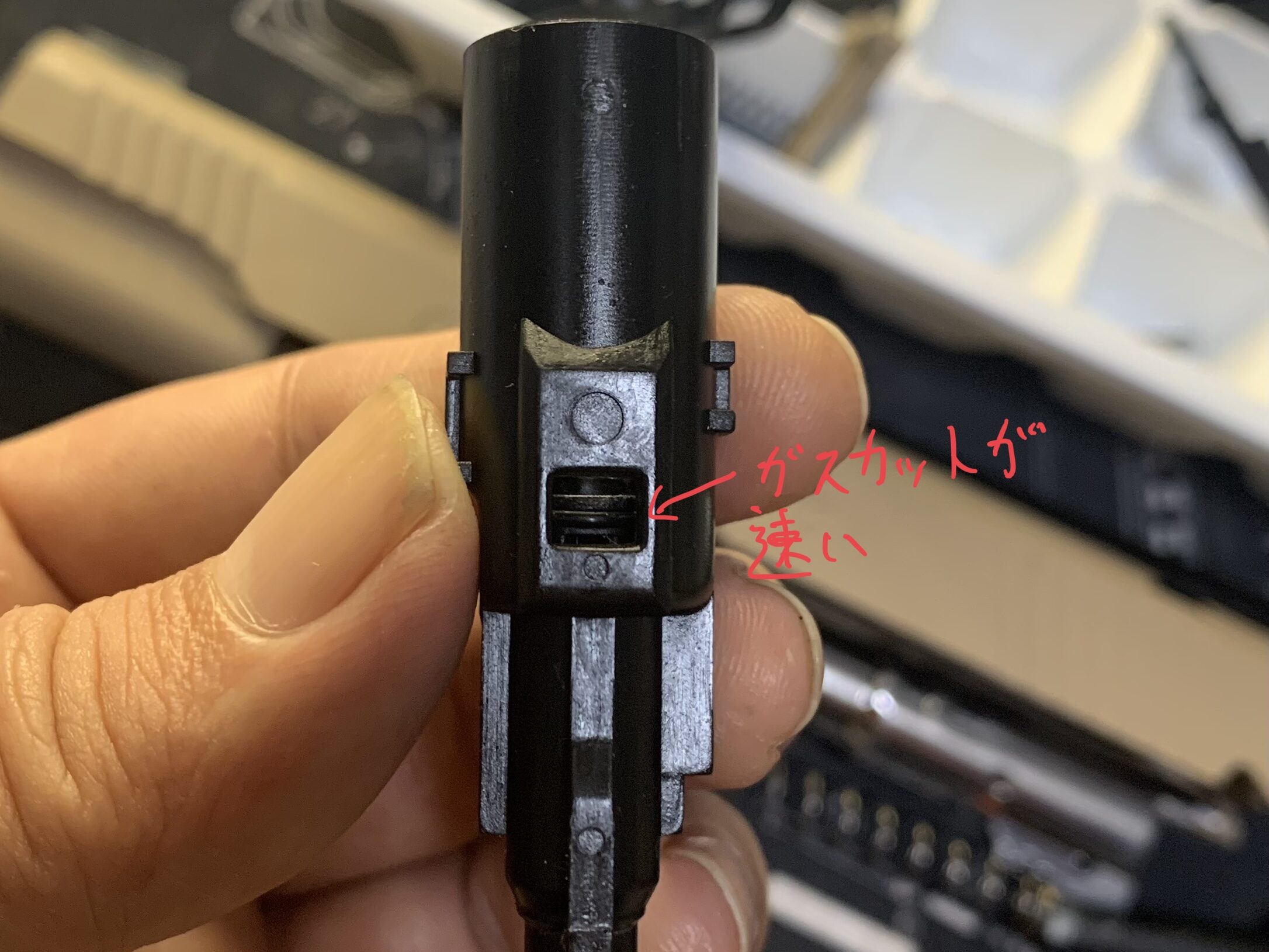  BATON BM-45 CO2GBB ノズルガスルート