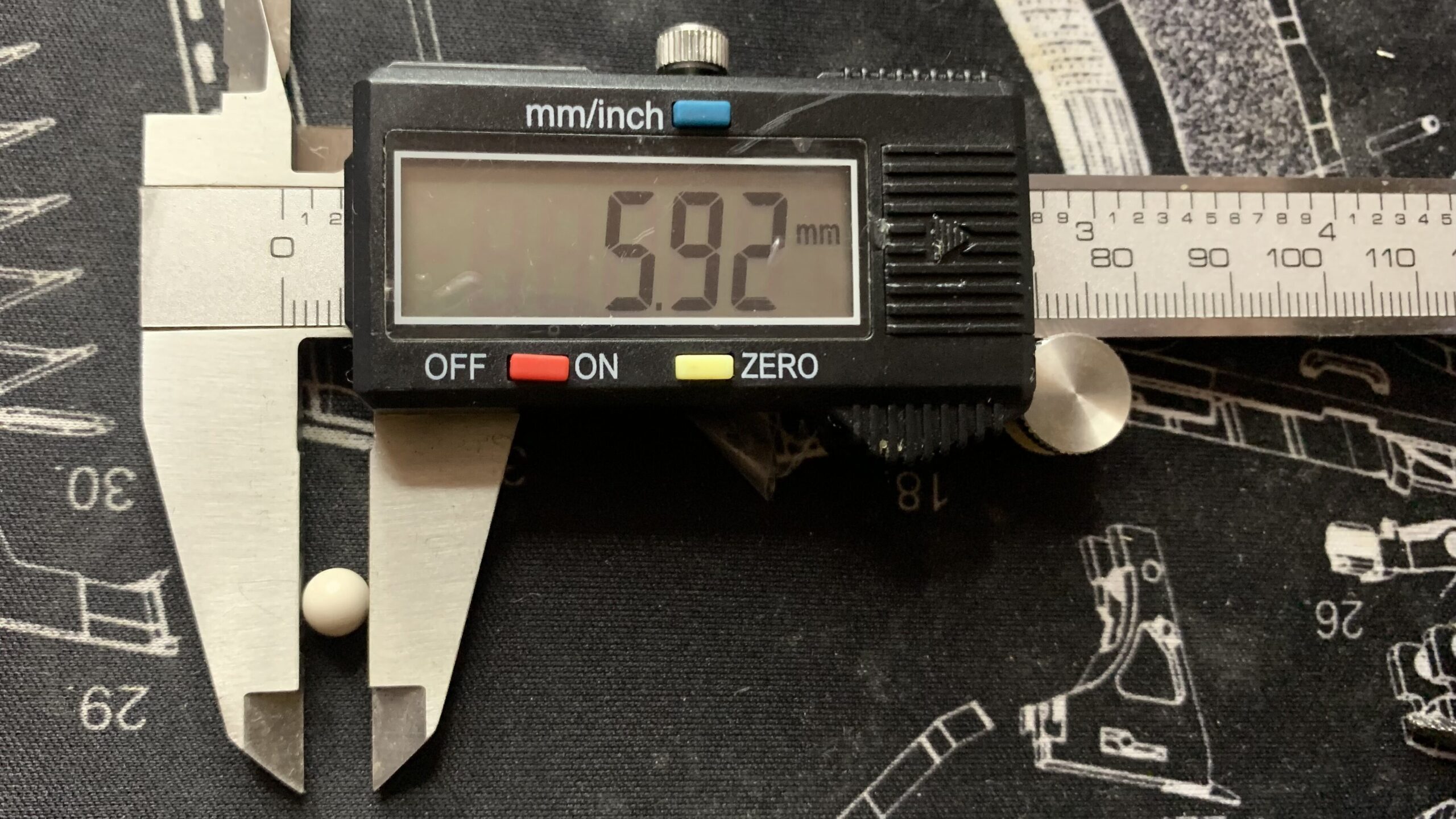 ノギスと計測誤差　ノギスのテスト計測