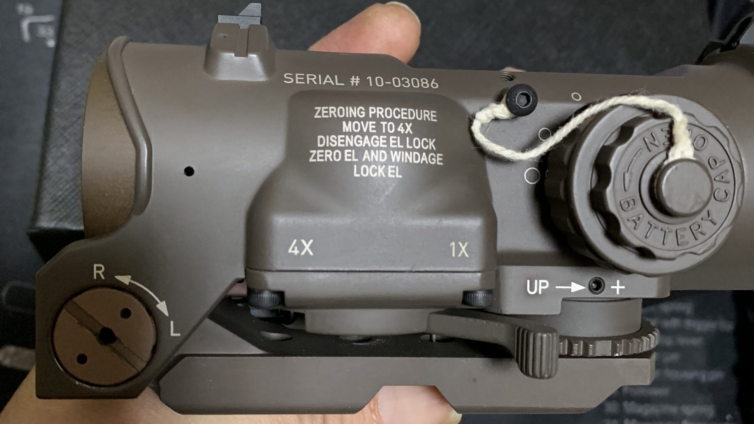 エボギア　エルカン　スペクターDR 倍率変更レバー