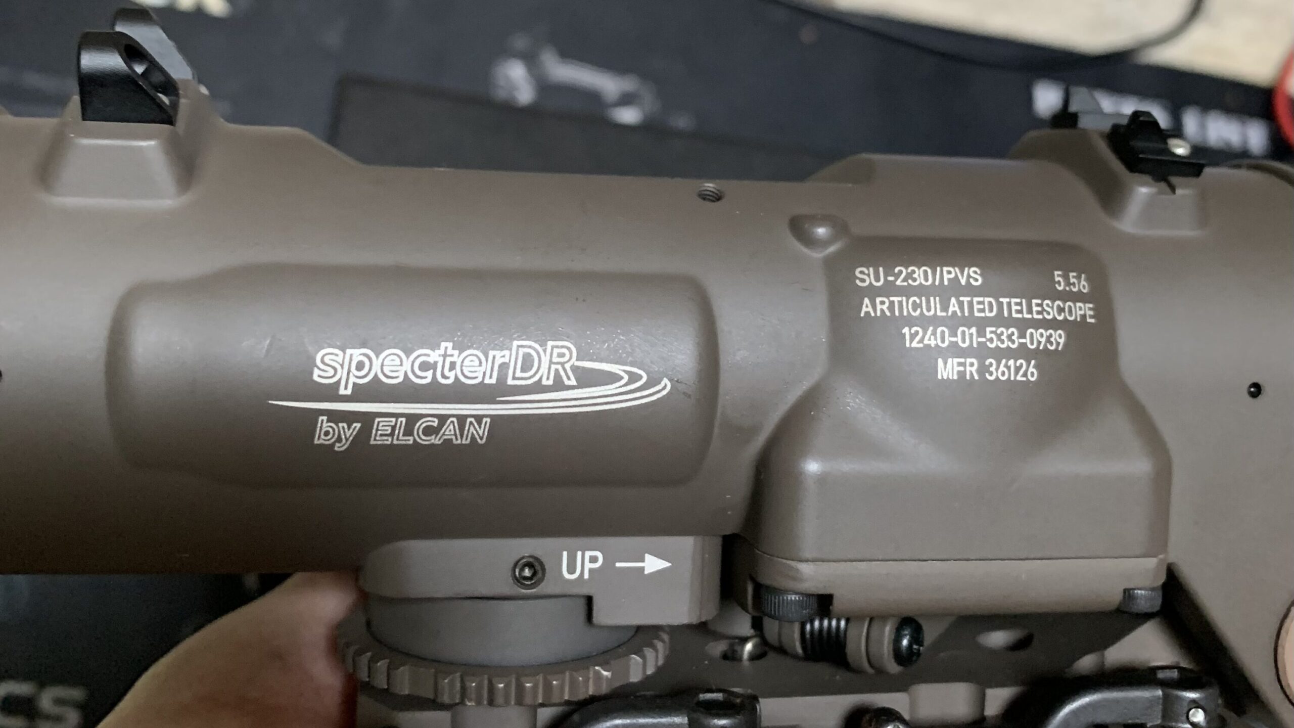 エボギア　エルカン　スペクターDR 右サイド刻印