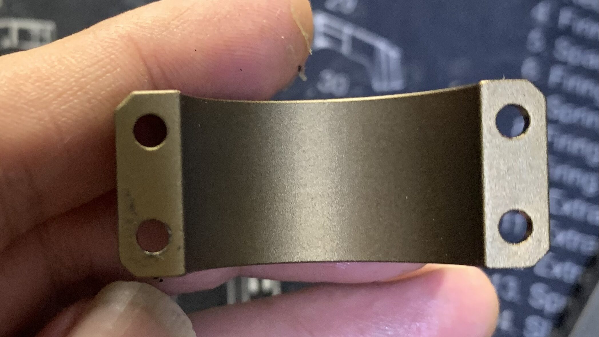 ガイズリー　レプリカ　ワンピーススコープマウント　マウントリングの表面荒さ